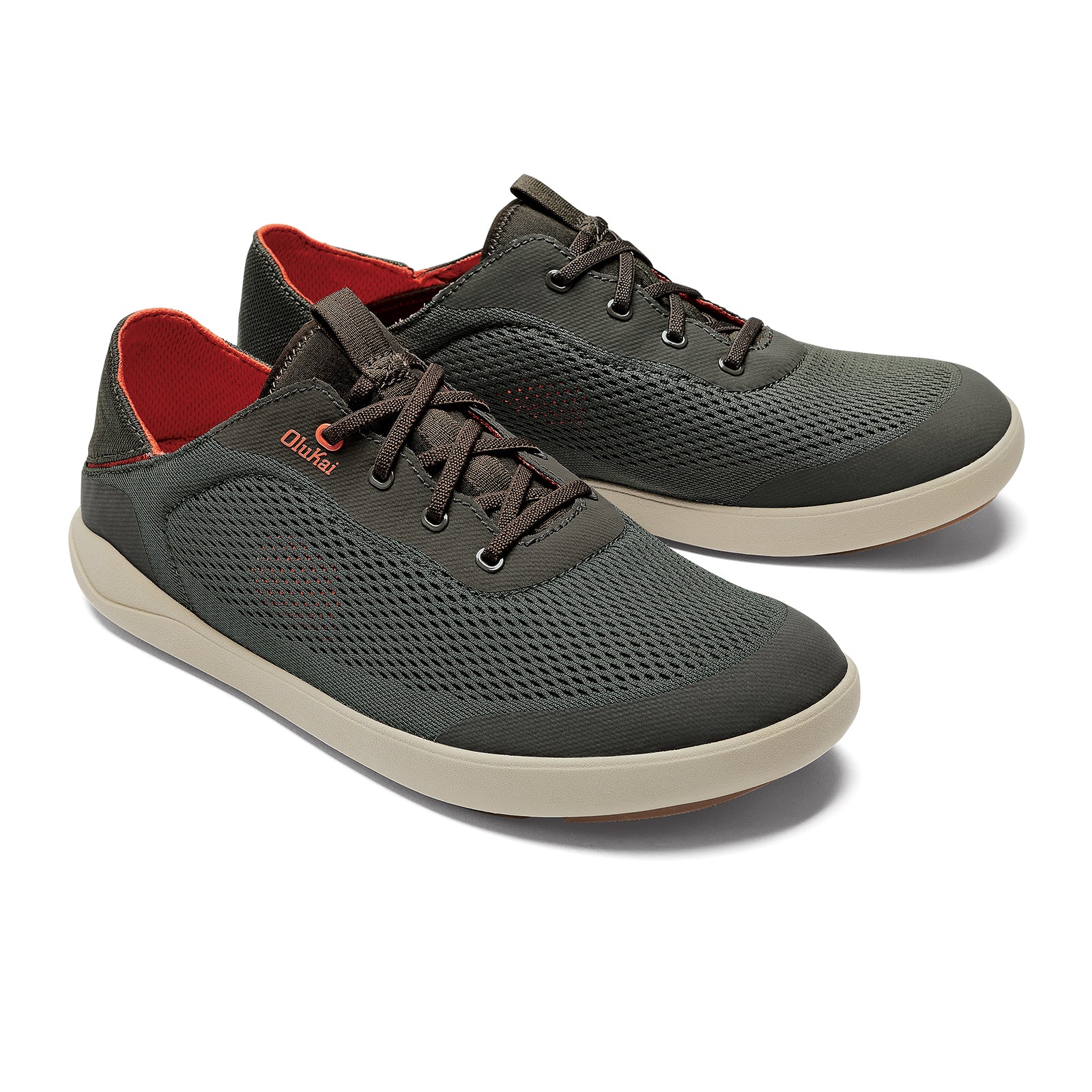 OluKai Moku Pae Sneaker (Men) - Island Salt/Koi - Image 4