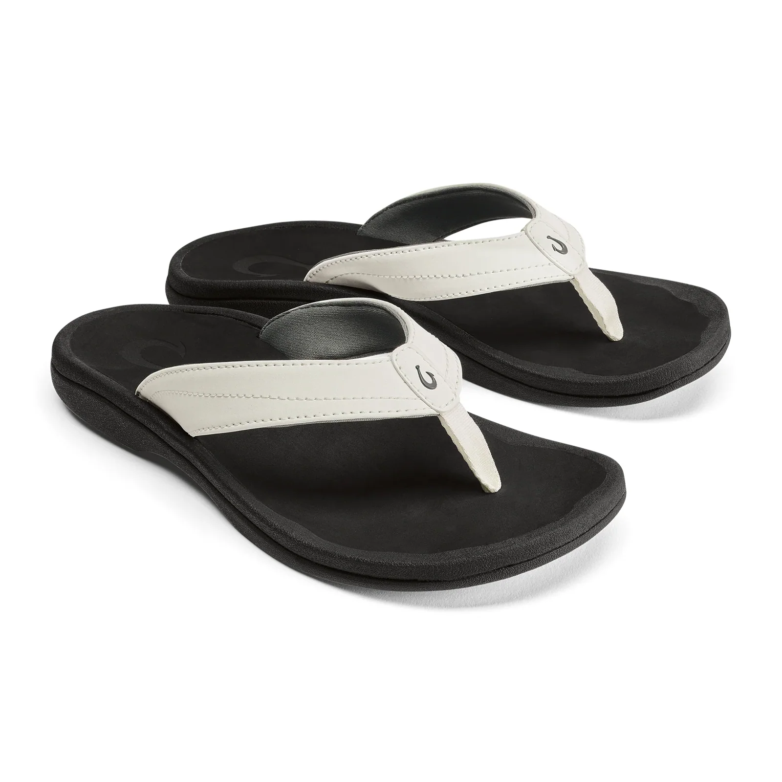 OluKai 'Ohana Sandal (Women) - White/Black - Image 3