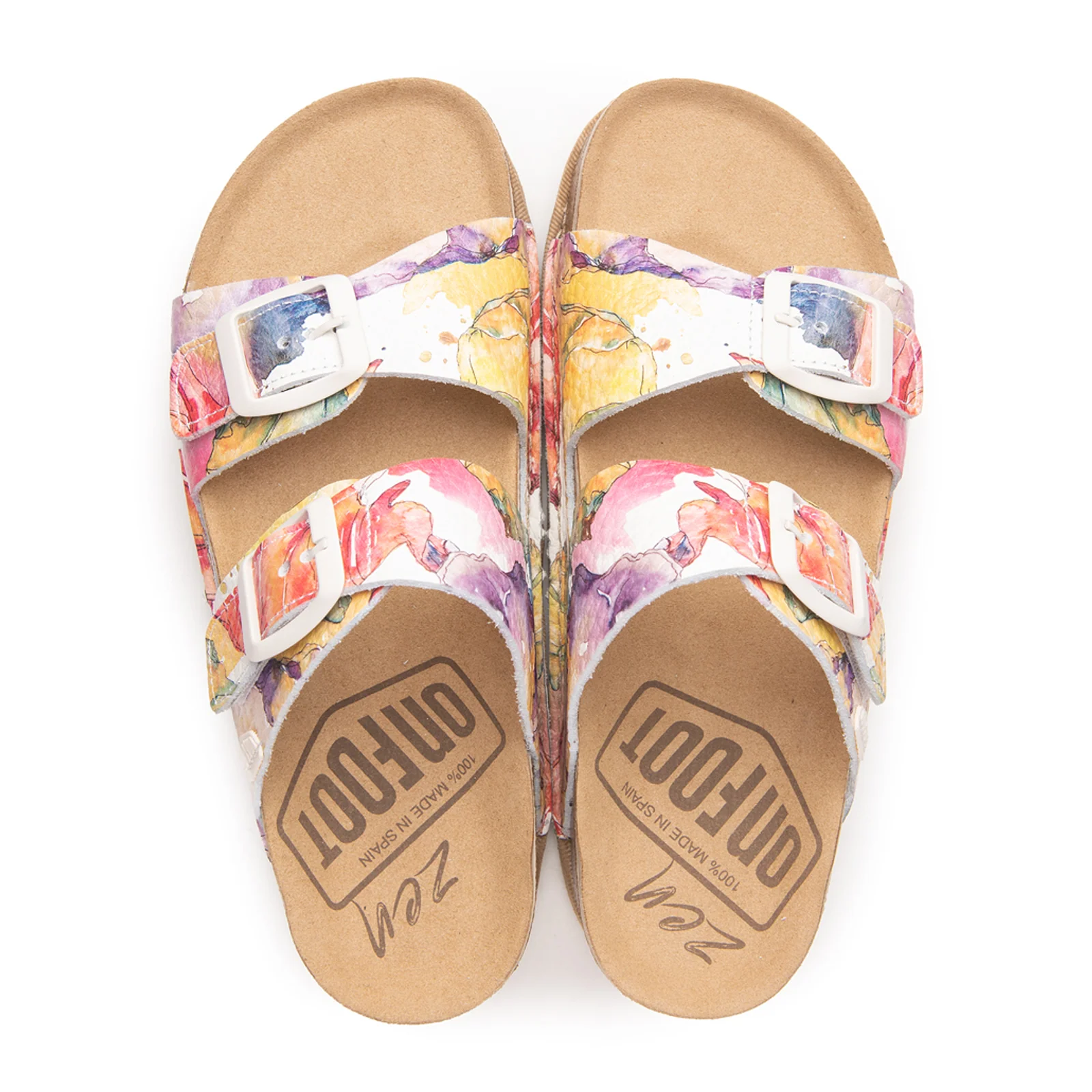 On Foot Aurora Slide Sandal (Women) - Flowers - Image 3