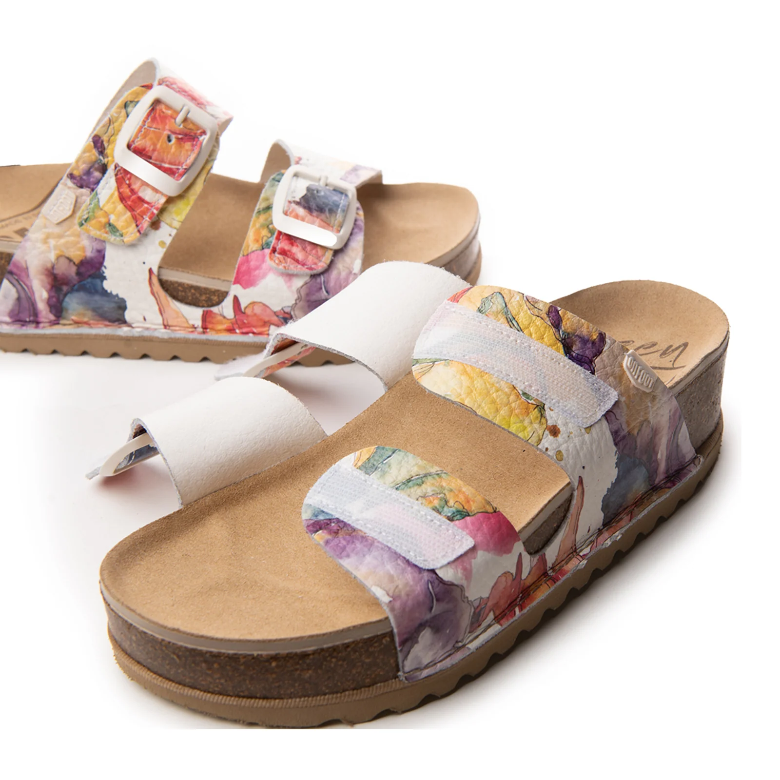 On Foot Aurora Slide Sandal (Women) - Flowers - Image 4