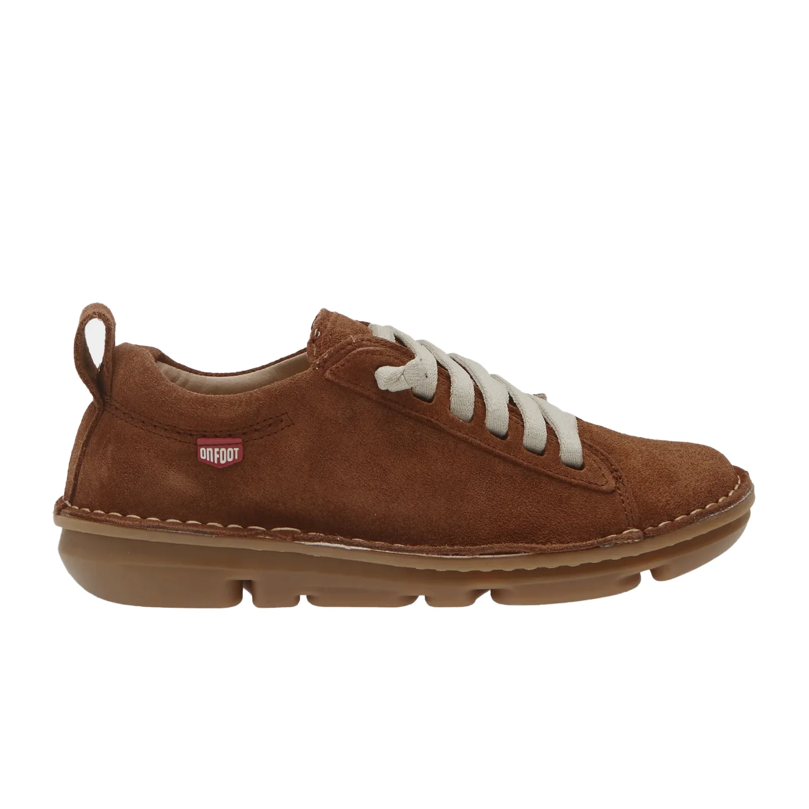 On Foot Silken Low Top Sneaker (Women) - Castana Suede