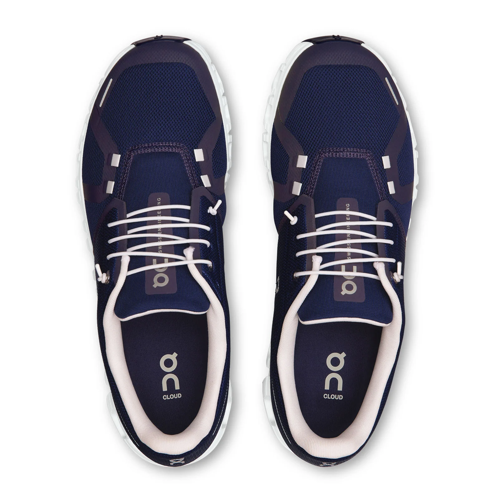 On Running Cloud 6 Running Shoe (Men) - Midnight/White - Image 5