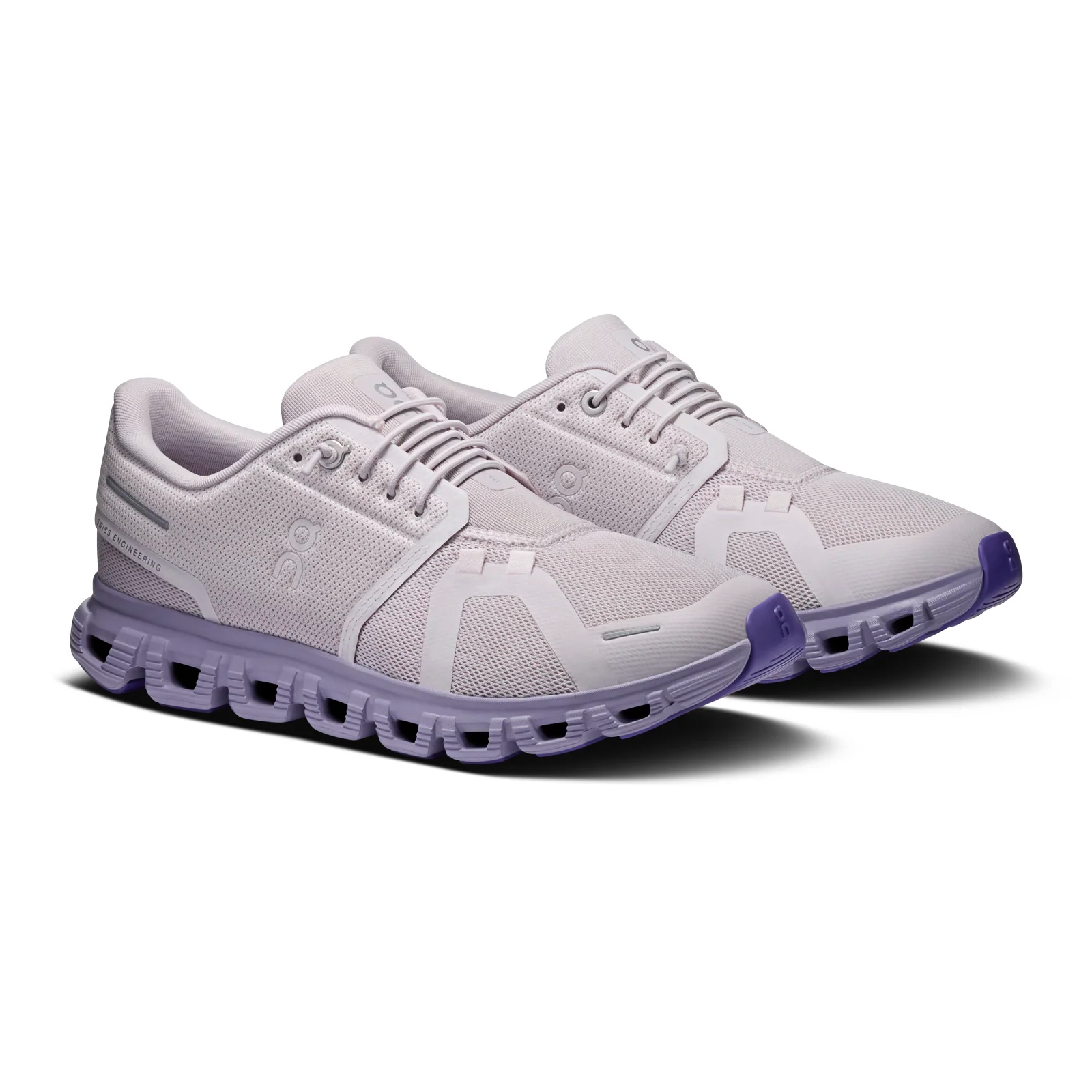 On Running Cloud 6 Running Shoe (Women) - Ether/Tyrian - Image 3