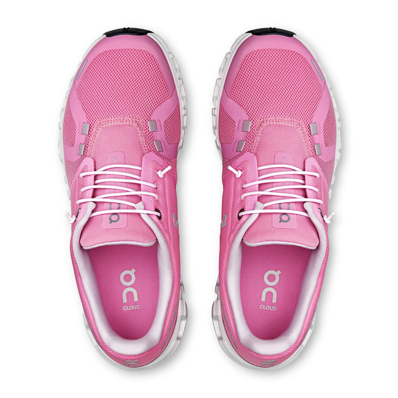 On Running Cloud 6 Running Shoe (Women) - Raspberry/White - Image 5