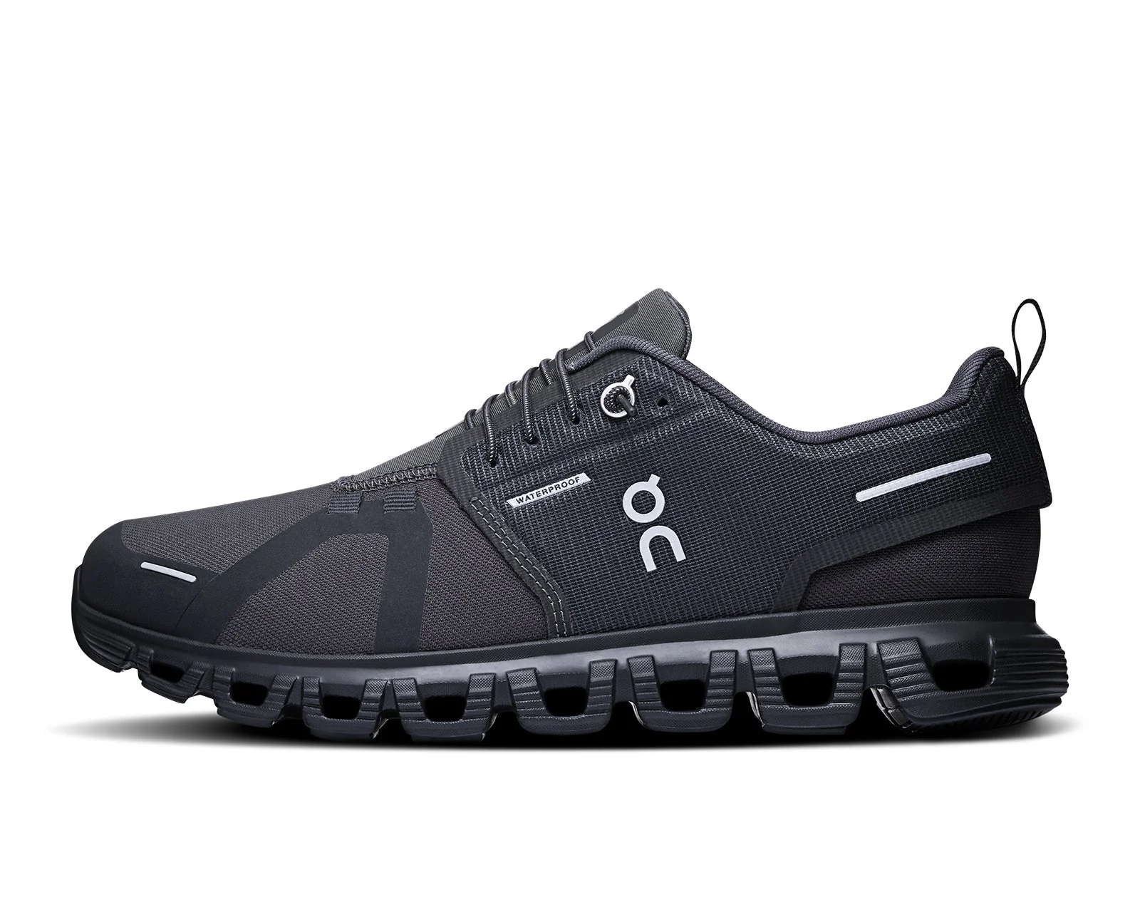 On Running Cloud 6 Waterproof Running Shoe (Women) - Black/Black - Image 2