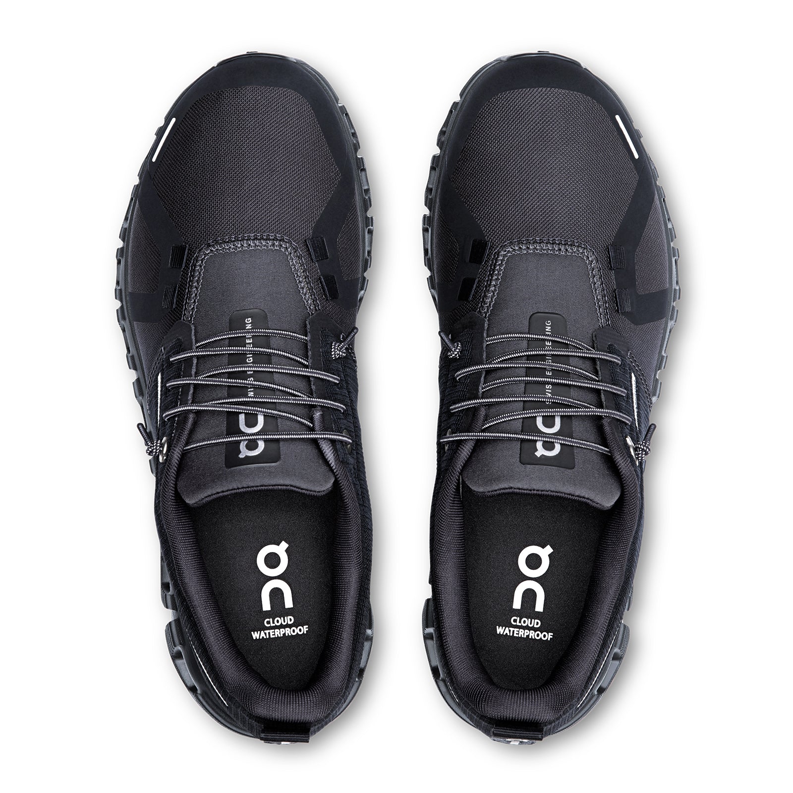 On Running Cloud 6 Waterproof Running Shoe (Women) - Black/Black - Image 5