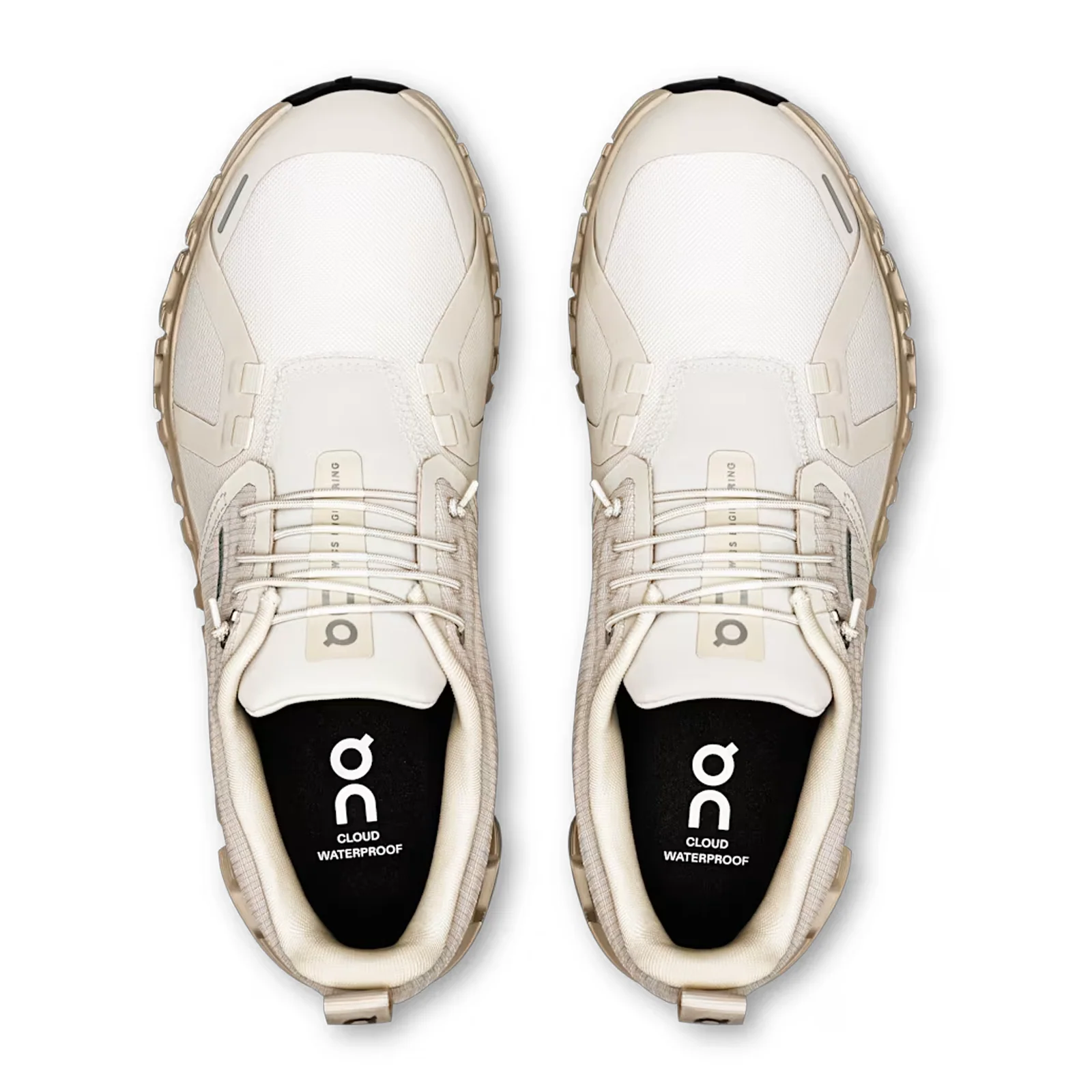 On Running Cloud 6 Waterproof Running Shoe (Women) - Pearl/Cream - Image 5