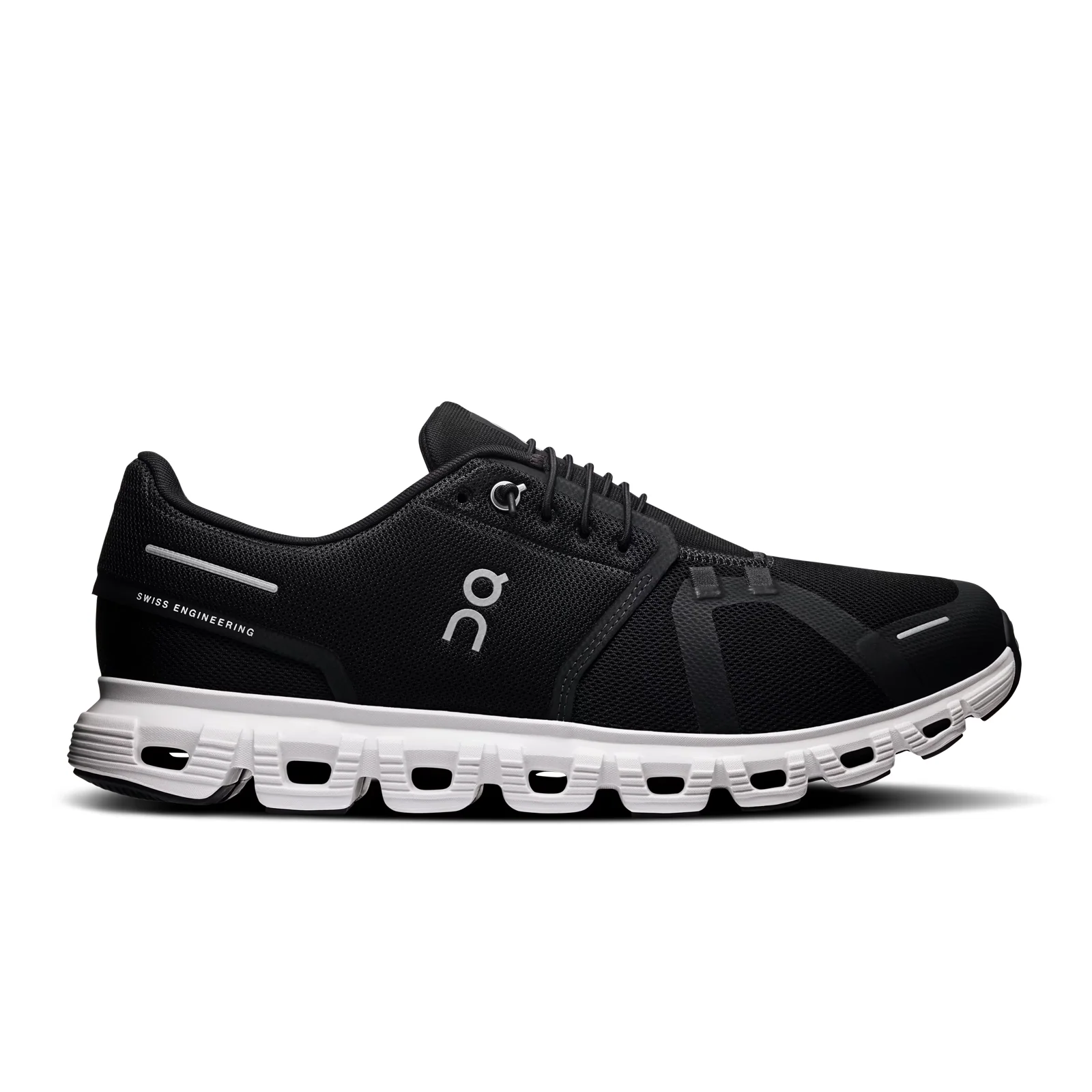 On Running Cloud 6 Wide Running Shoe (Men) - Black/White