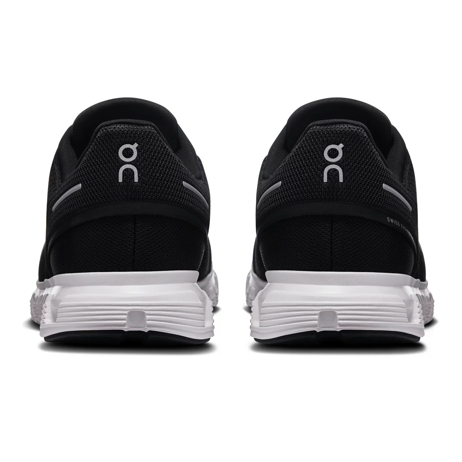 On Running Cloud 6 Wide Running Shoe (Men) - Black/White - Image 4