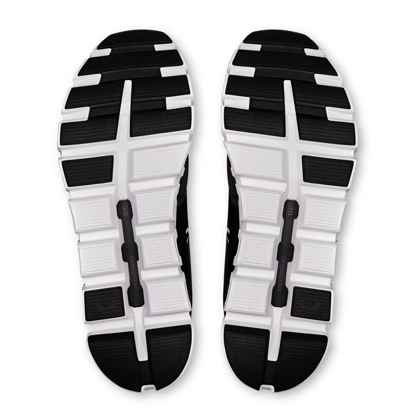 On Running Cloud 6 Wide Running Shoe (Women) - Black/White - Image 6