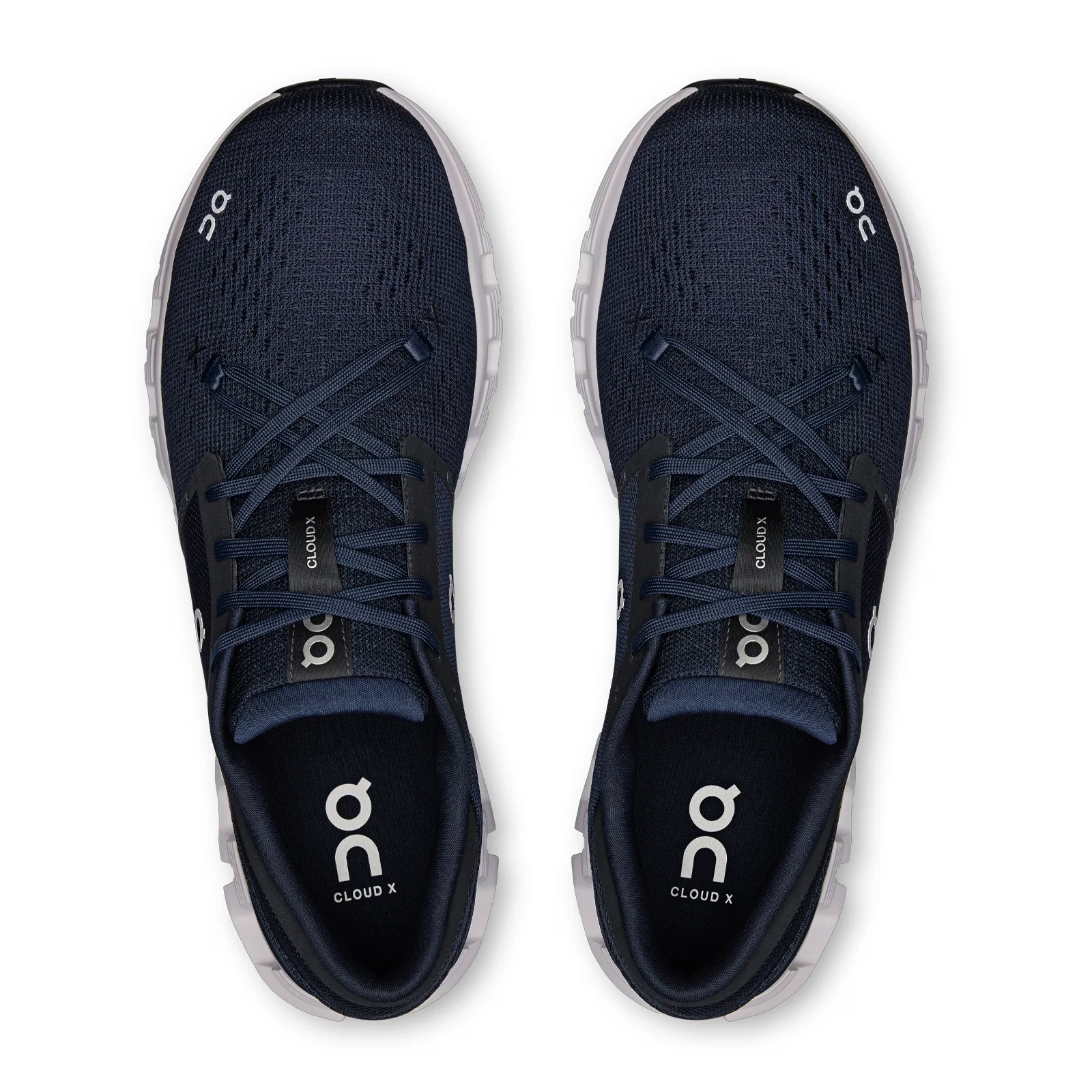 On Running Cloud X 4 Running Shoe (Men) - Ink/Ivory - Image 5