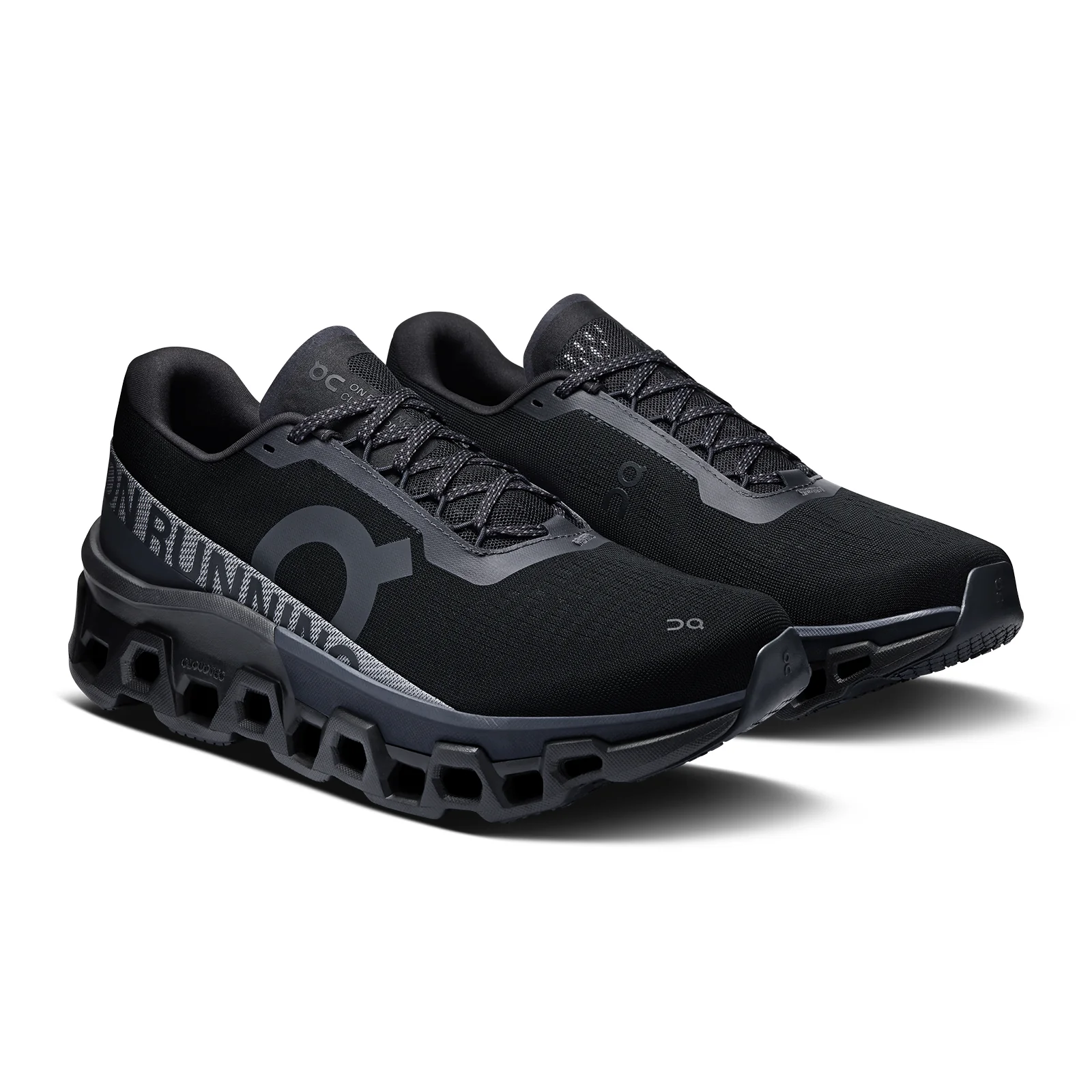 On Running Cloudmonster 2 Running Shoe (Men) - Black/Black - Image 3