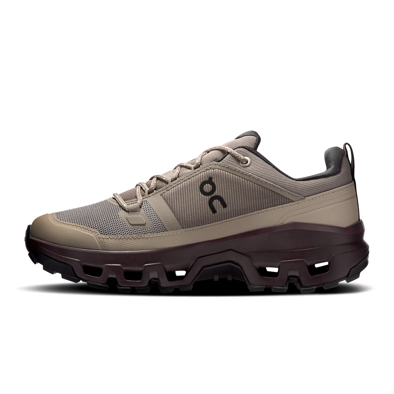 On Running Cloudrock Low Waterproof Hiking Shoe (Women) - Cinder/Ox - Image 2