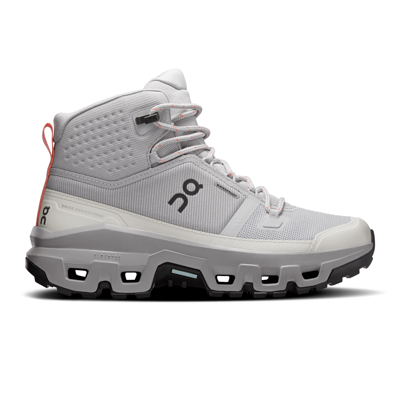 On Running Cloudrock Mid Waterproof Hiking Shoe (Women) - Glacier