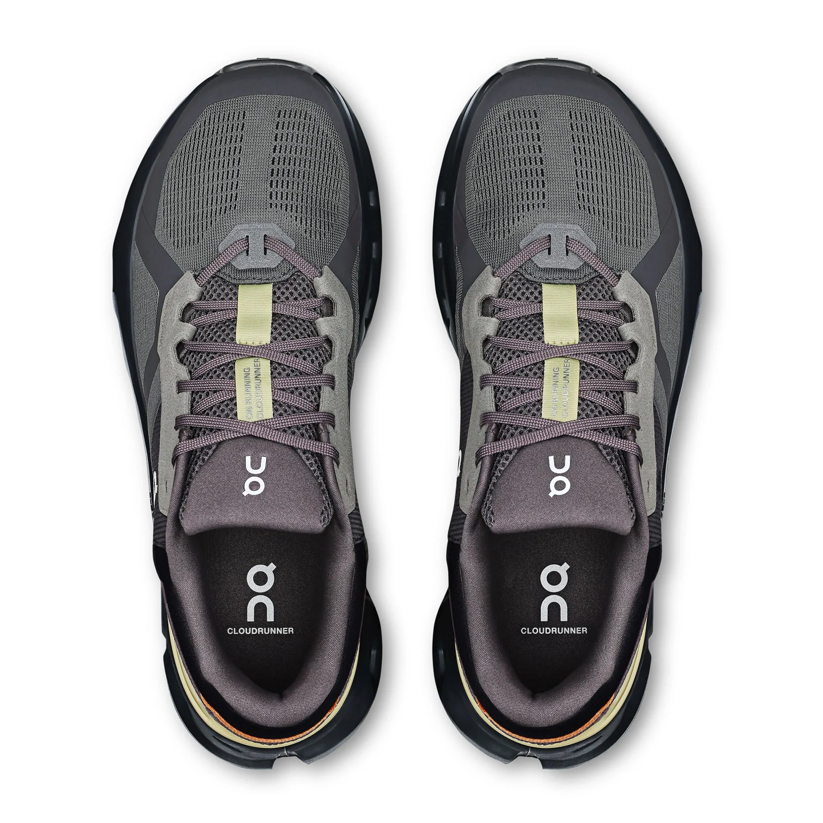 On Running Cloudrunner 2 Running Shoe (Men) - Rock/Tangerine - Image 5