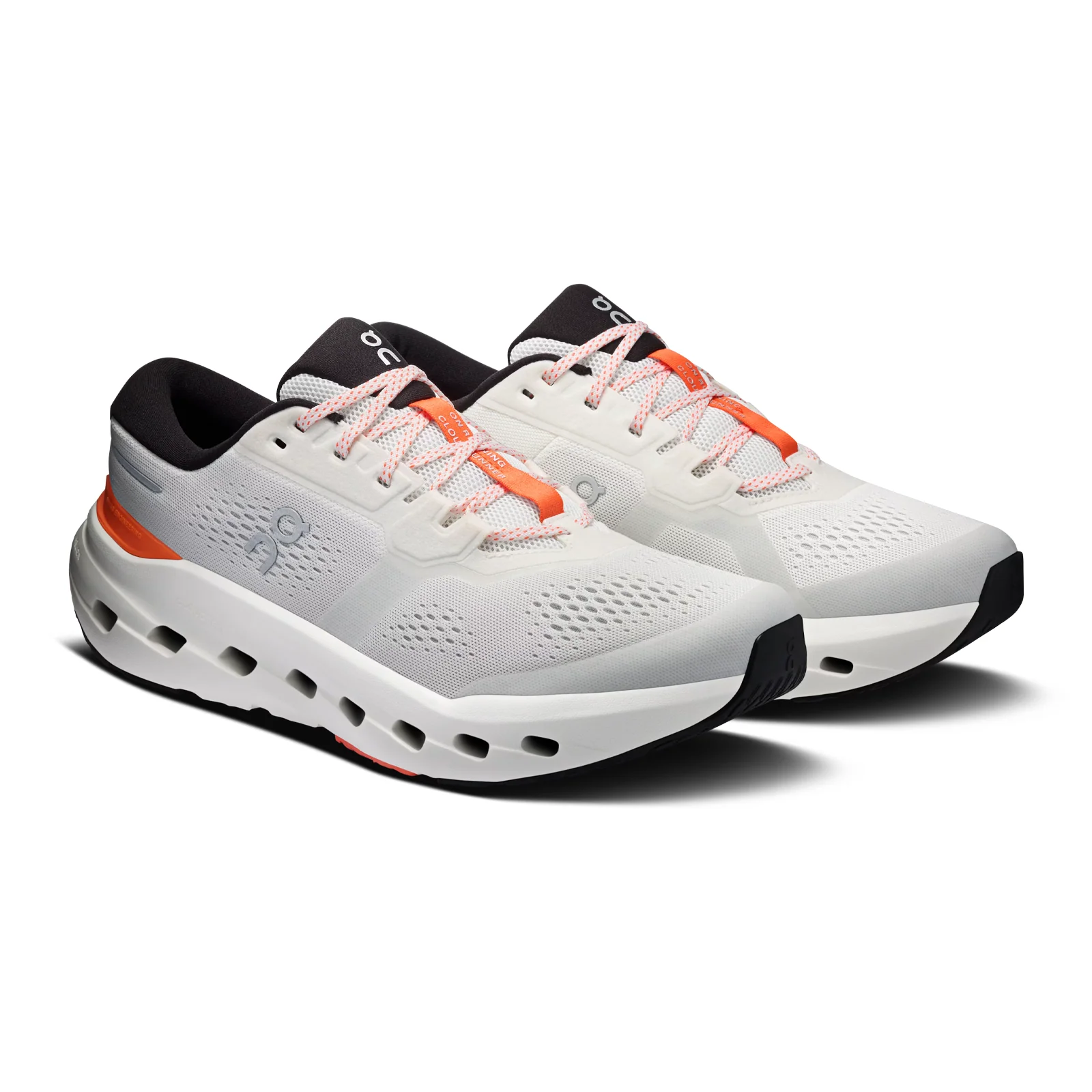 On Running Cloudrunner 3 Running Shoe (Men) - Ivory/Flame - Image 3