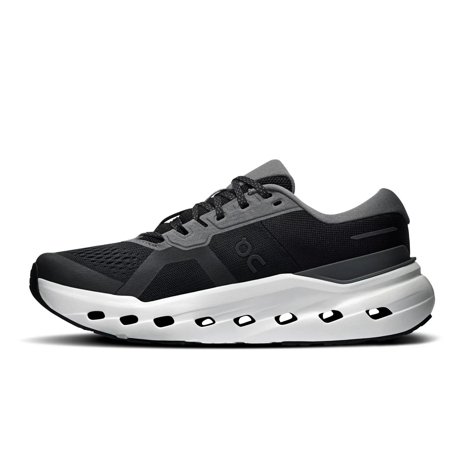 On Running Cloudrunner 3 Running Shoe (Women) - Black/Ivory - Image 2