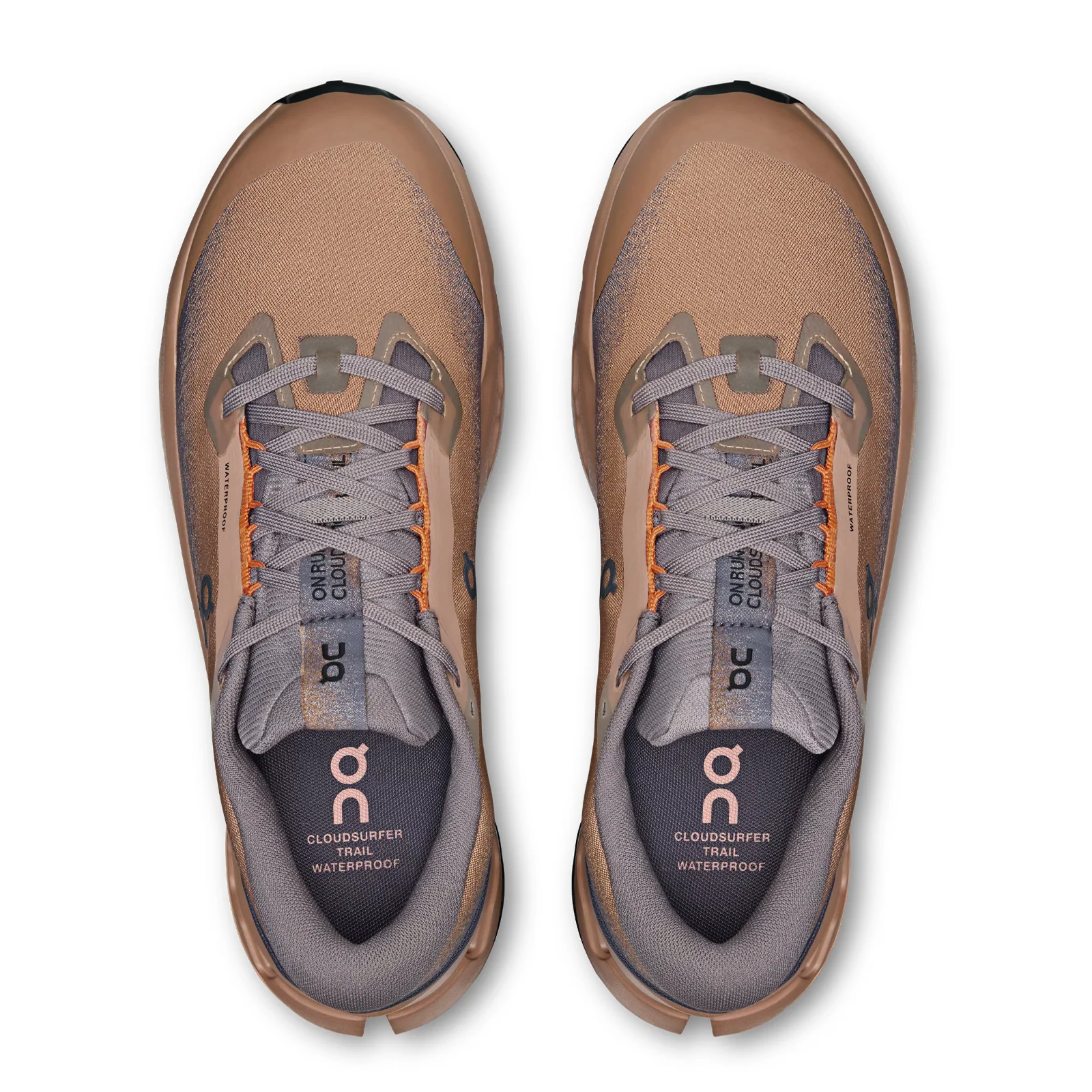 On Running Cloudsurfer Trail 2 Waterproof Running Shoe (Men) - Portobello/Pebble - Image 5