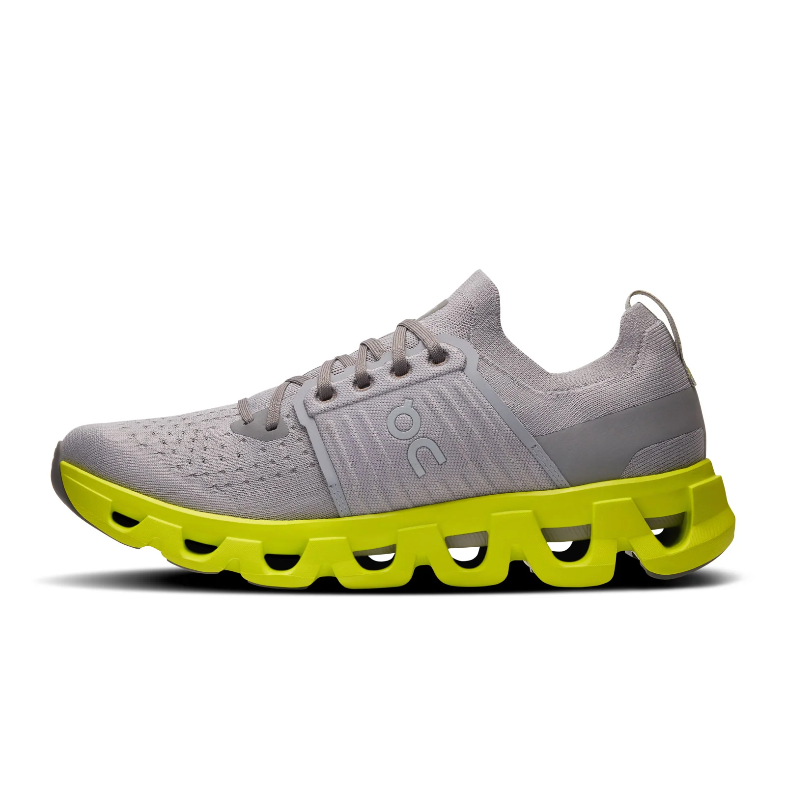 On Running Cloudswift 4 Running Shoe (Men) - Alloy/Lime - Image 2