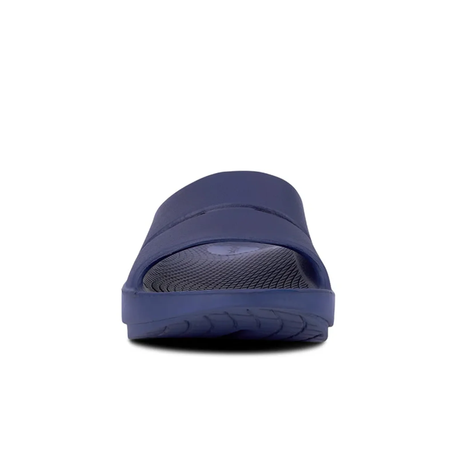Oofos OOahh Slide Sandal (Unisex) - Navy - Image 3