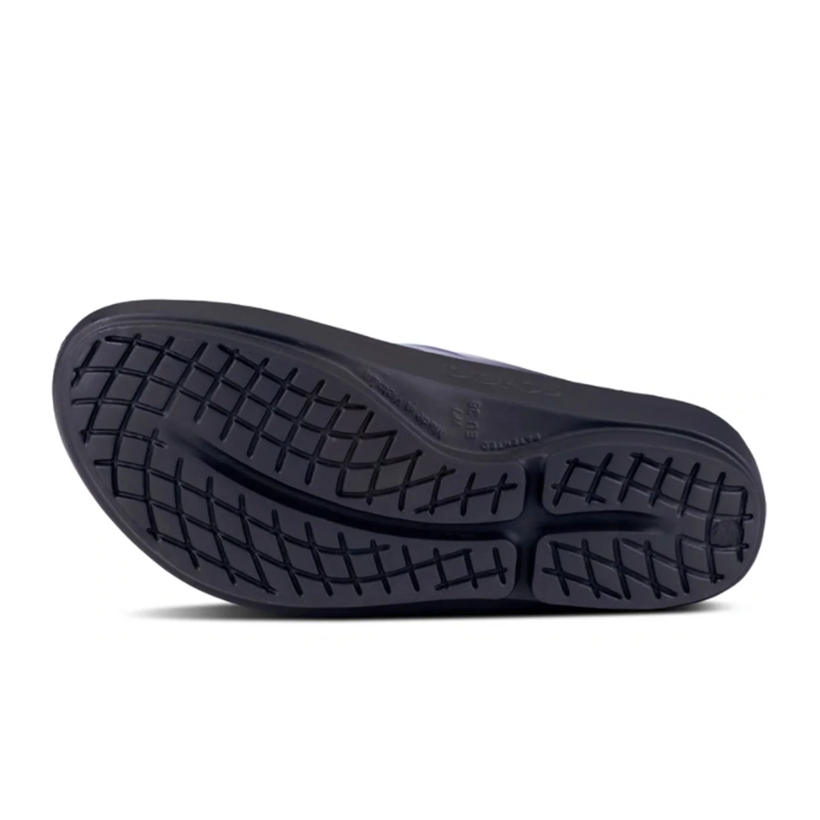 Oofos OOlala Luxe Sandal (Women) - Black/Latte - Image 4