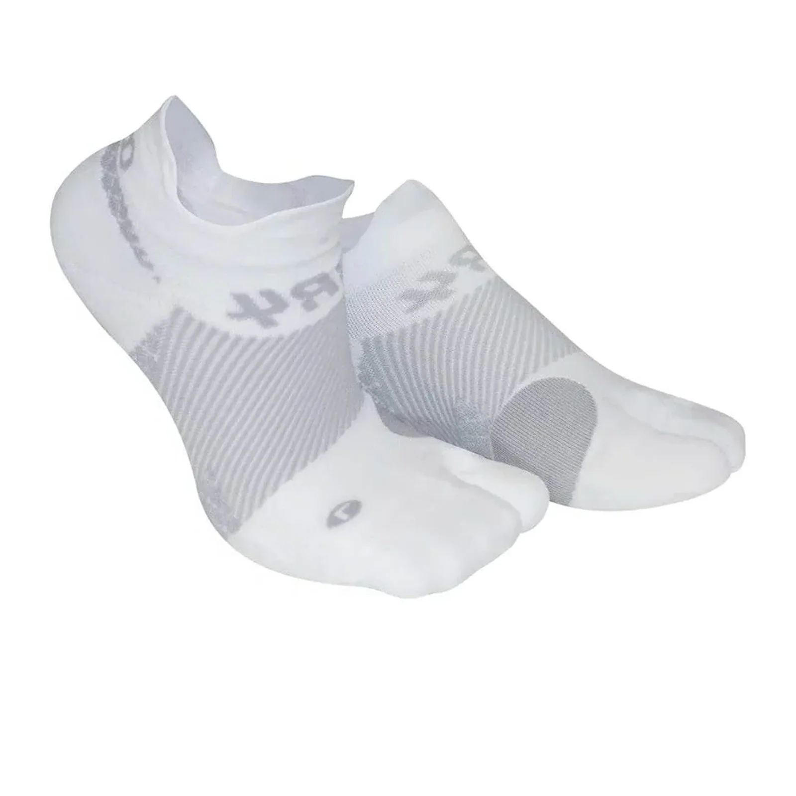 OS1st BR4 Bunion Relief No Show Sock (Unisex) - White