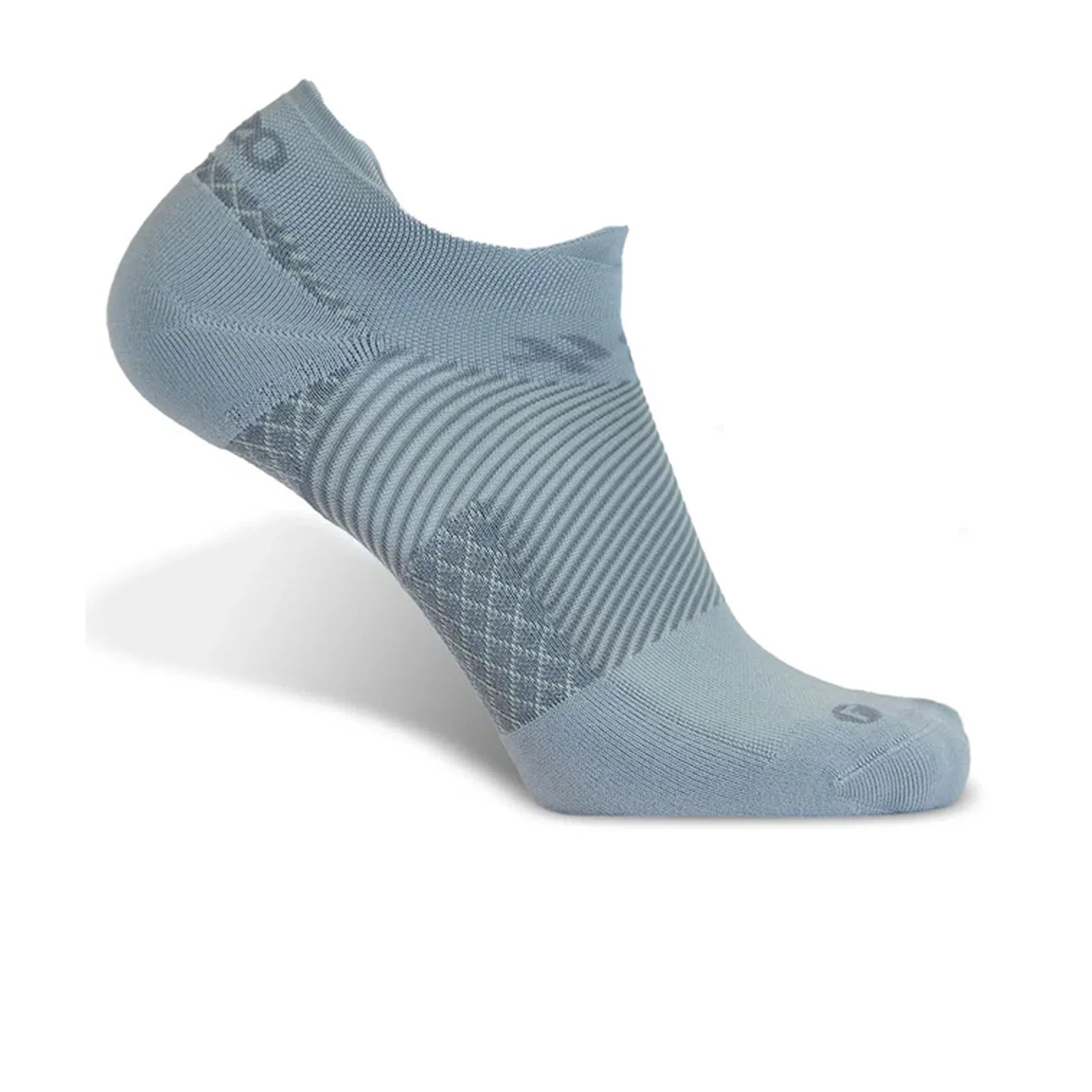 OS1st FS4 Plantar Fasciitis No Show Sock (Unisex) - Grey - Image 2