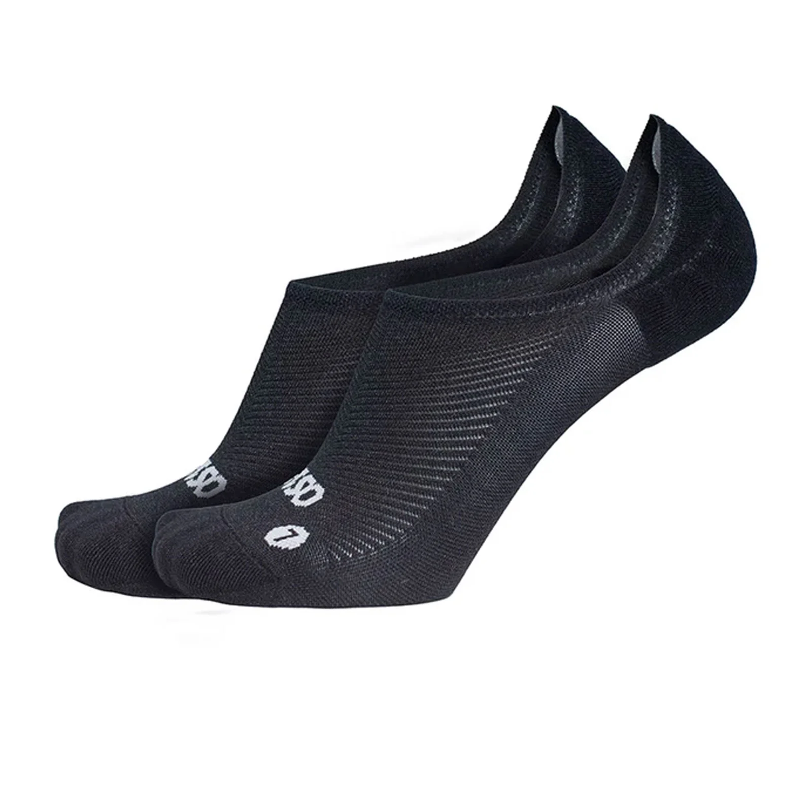 OS1st Nekkid No Show Sock (Unisex) - Black - Image 2