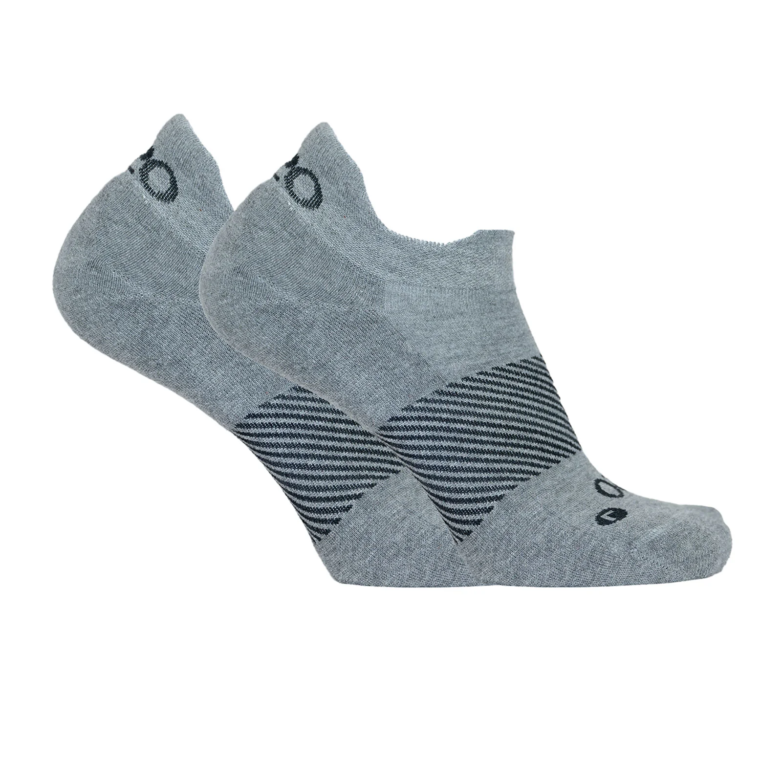 OS1st Wicked Comfort No Show Sock (Unisex) - Charcoal