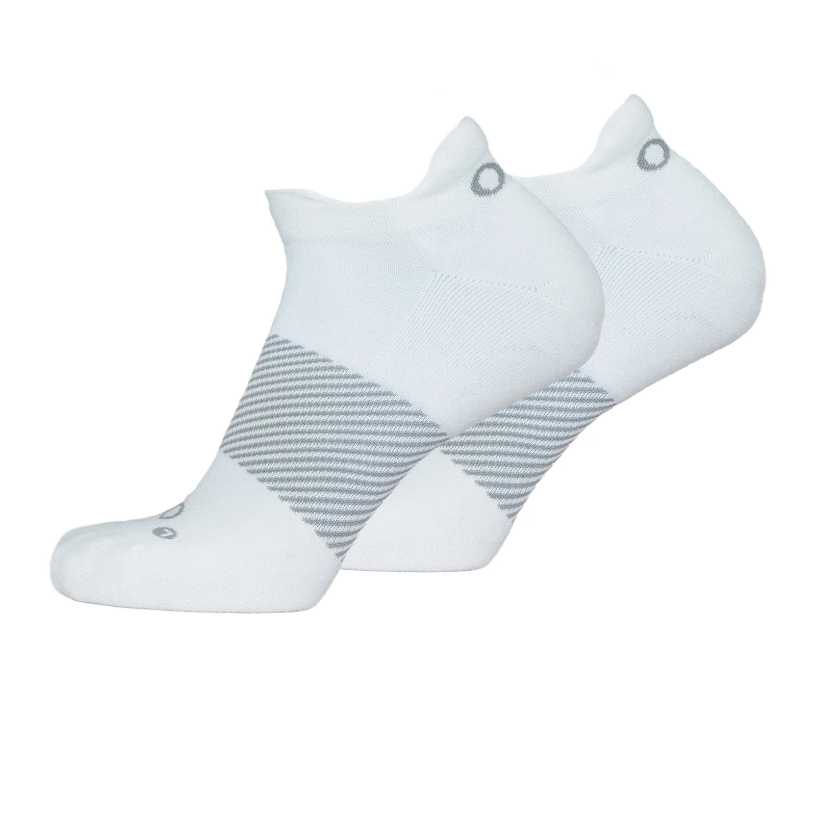 OS1st Wicked Comfort No Show Sock (Unisex) - White - Image 2