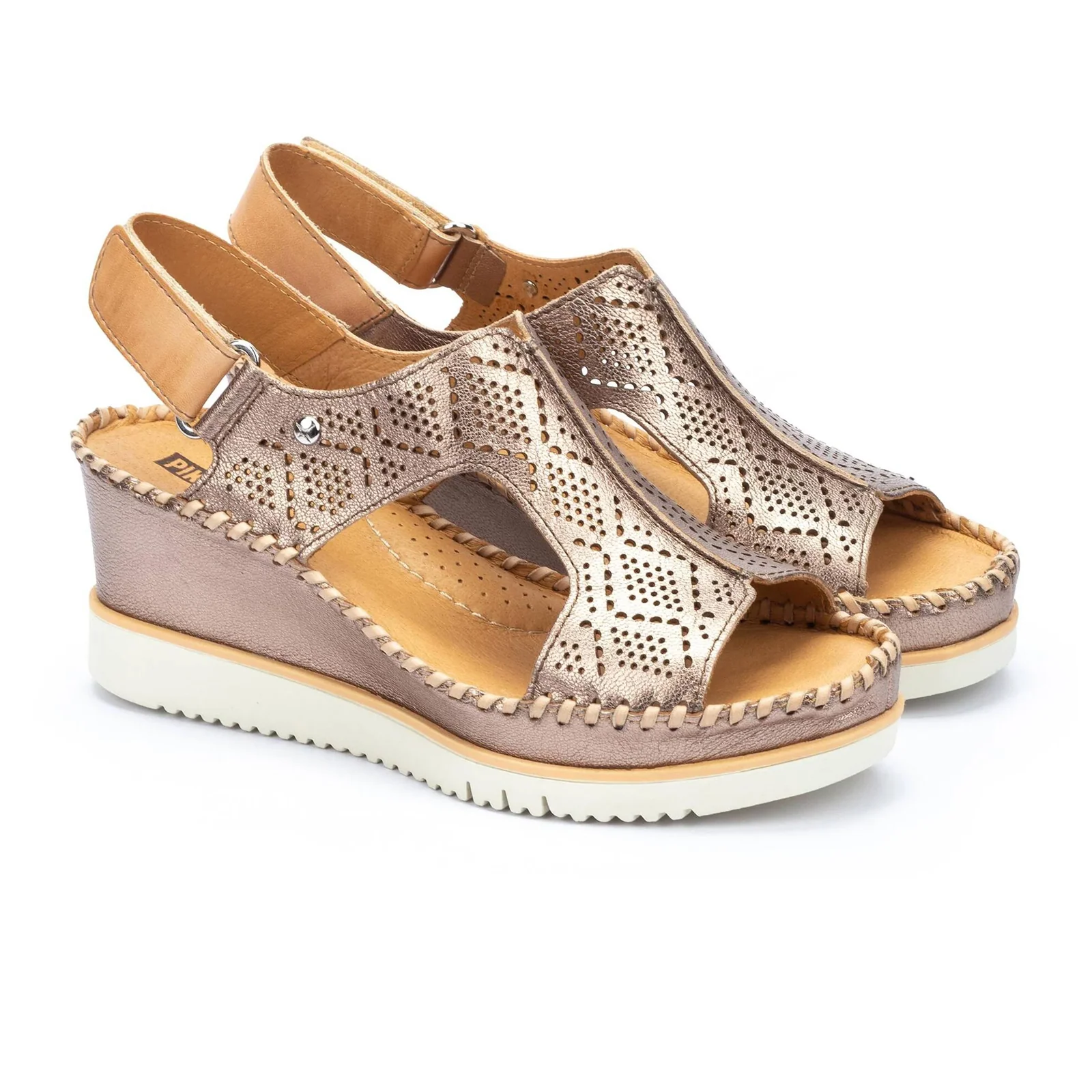 Pikolinos Aguadulce W3Z-1775CLC1 Wedge Sandal (Women) - Stone Leather - Image 2