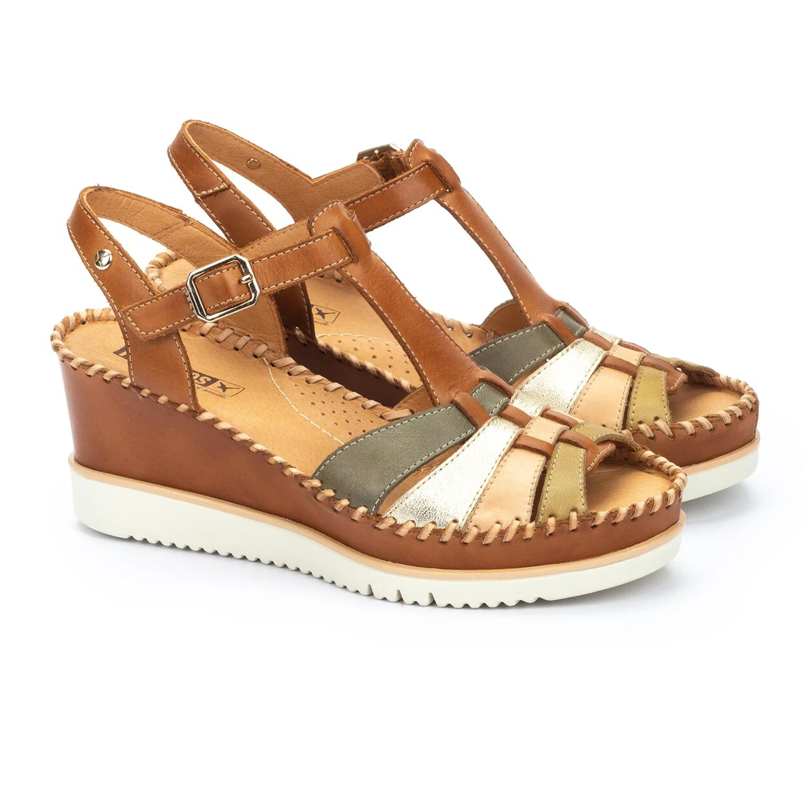 Pikolinos Aguadulce W3Z-1836C1 Wedge Sandal (Women) - Brandy - Image 3