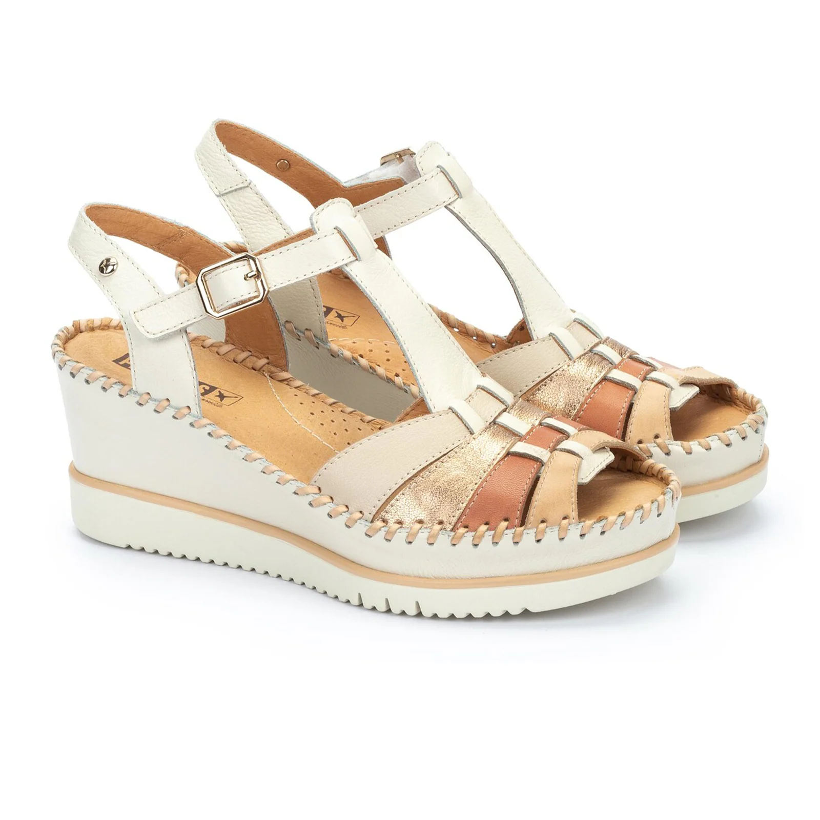Pikolinos Aguadulce W3Z-1836C1 Wedge Sandal (Women) - Nata - Image 3