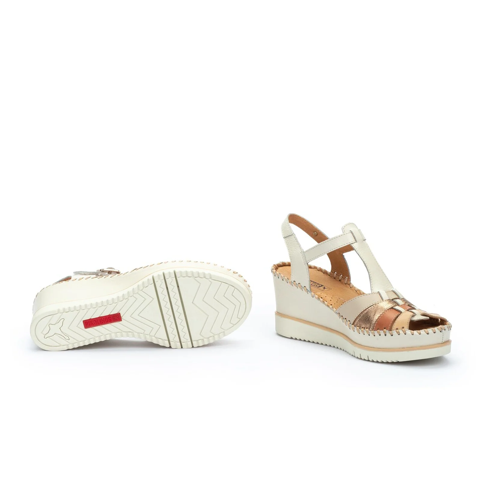 Pikolinos Aguadulce W3Z-1836C1 Wedge Sandal (Women) - Nata - Image 5