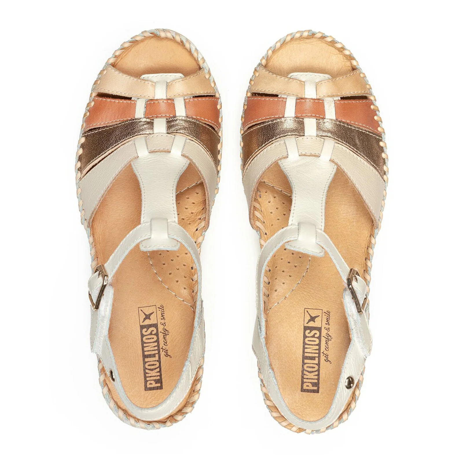 Pikolinos Aguadulce W3Z-1836C1 Wedge Sandal (Women) - Nata - Image 6