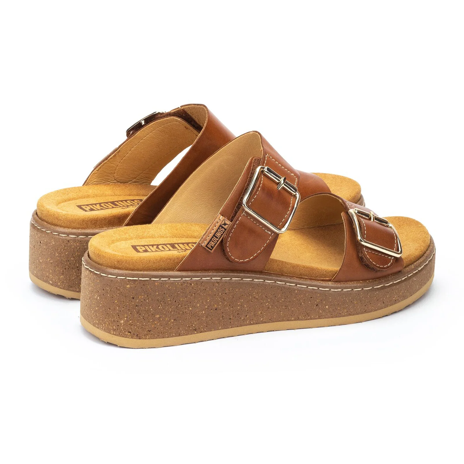 Pikolinos Alzira W9D-1505 Wedge Sandal (Women) - Brandy - Image 3