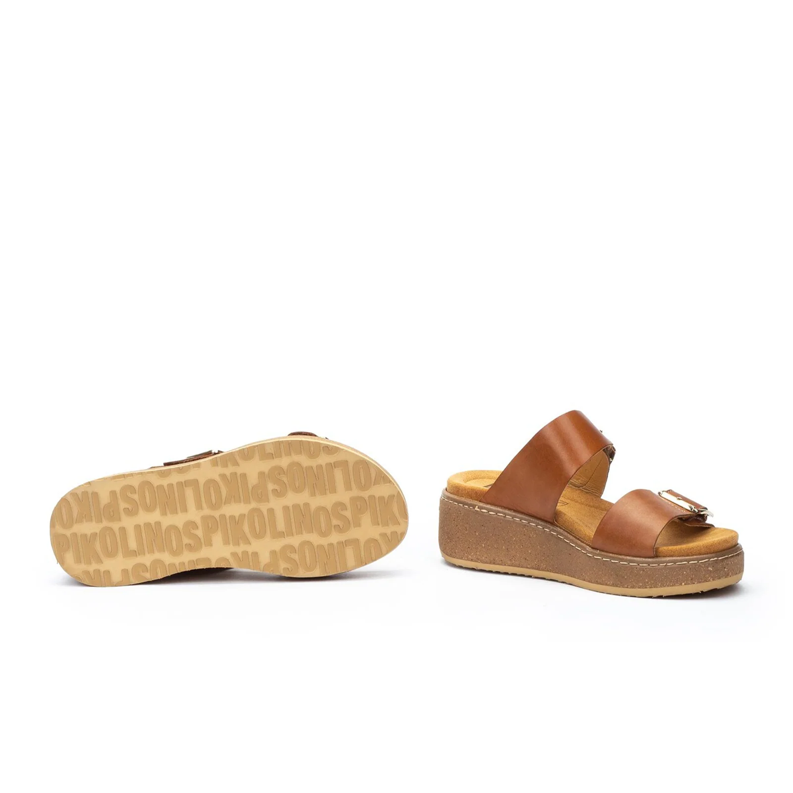 Pikolinos Alzira W9D-1505 Wedge Sandal (Women) - Brandy - Image 4