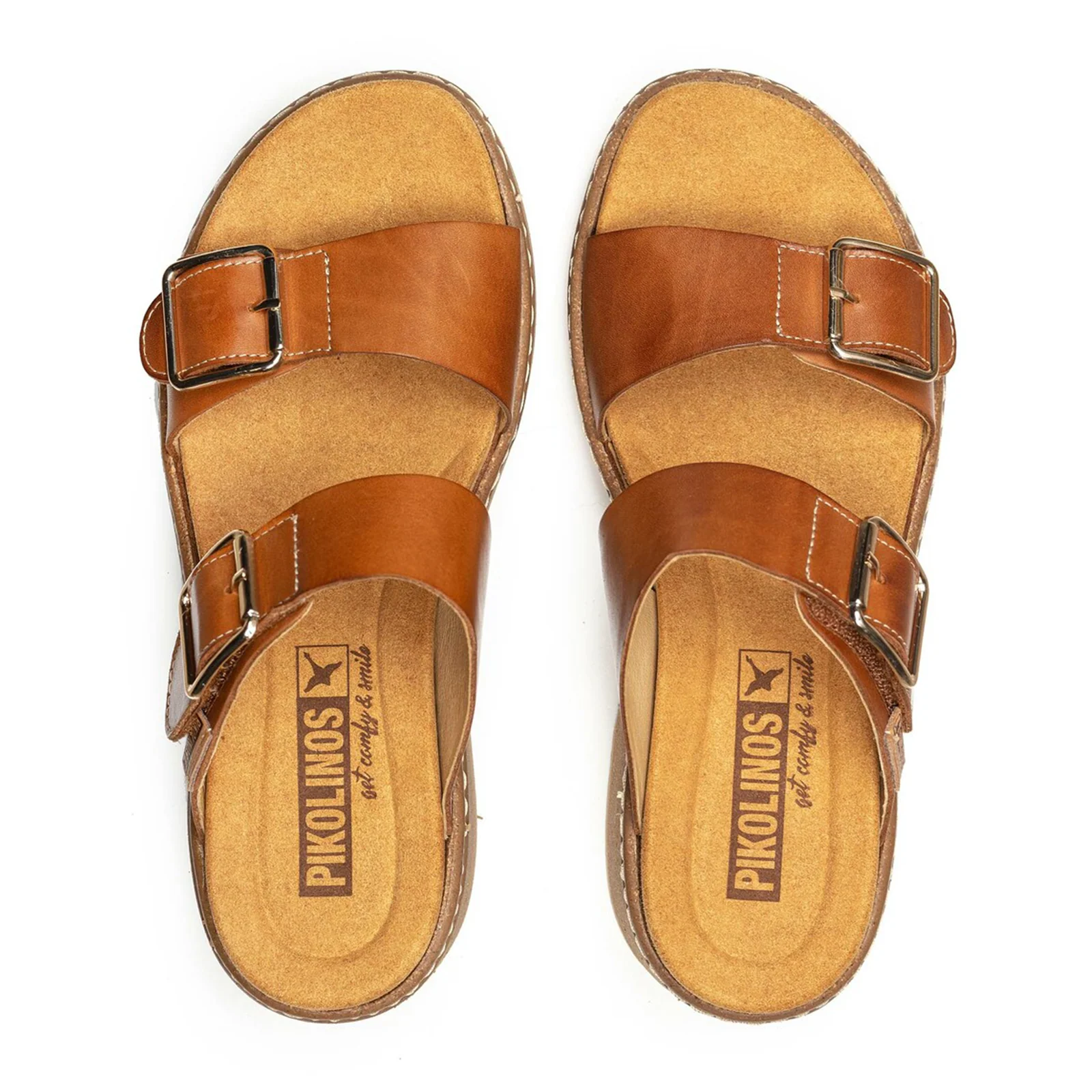 Pikolinos Alzira W9D-1505 Wedge Sandal (Women) - Brandy - Image 5