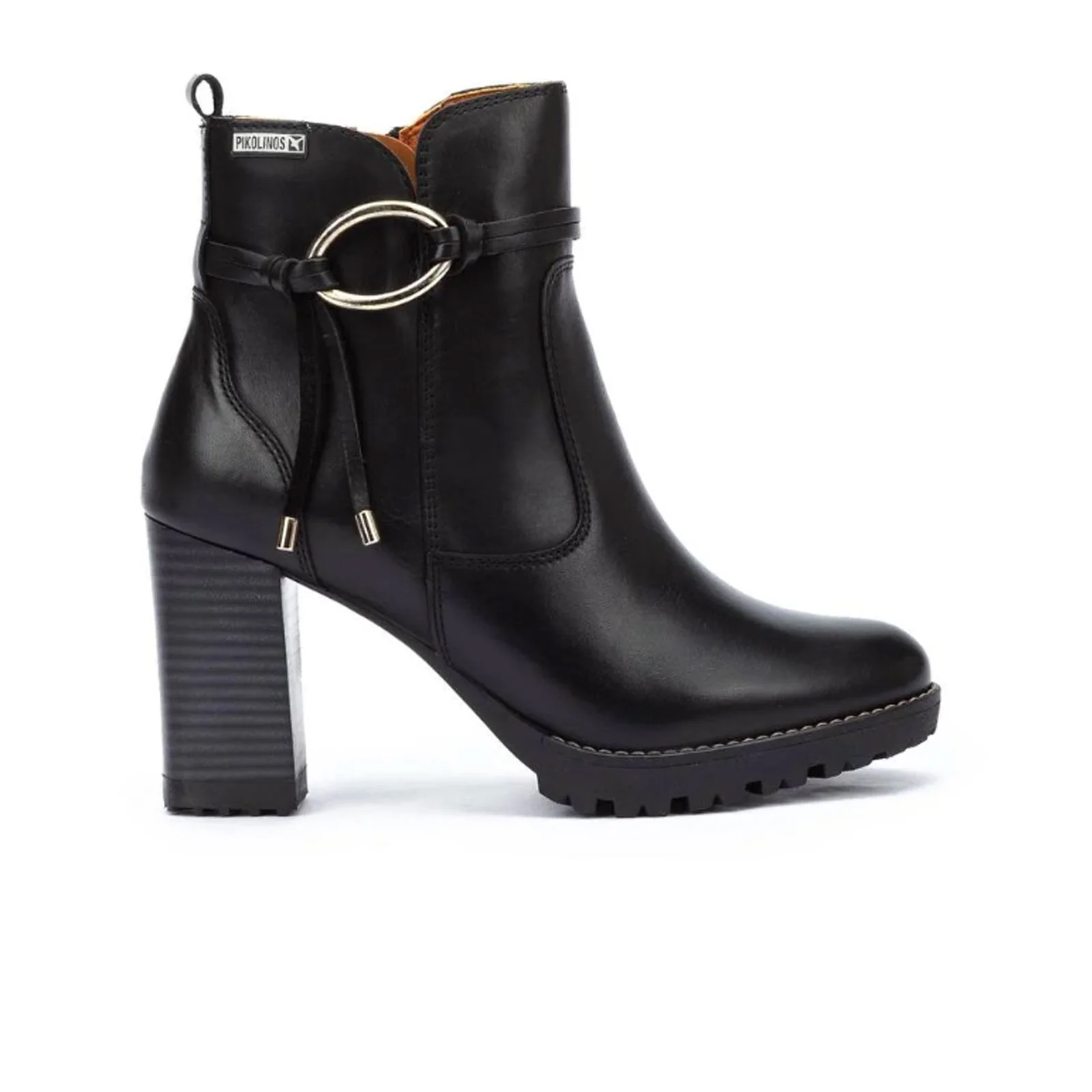 Pikolinos Connelly W7M-8542 Heeled Ankle Boot (Women) - Black Leather