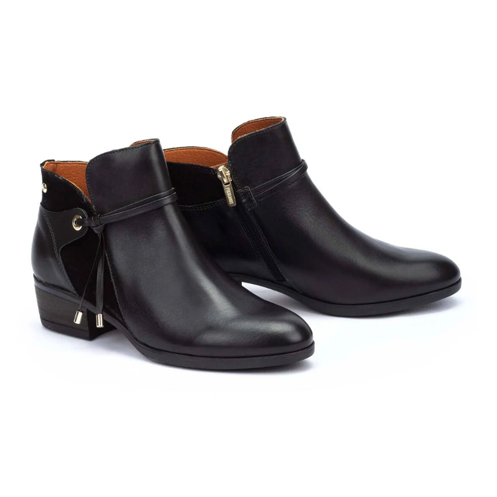 Pikolinos Daroca W1U-8505 Ankle Boot (Women) - Black Leather - Image 2