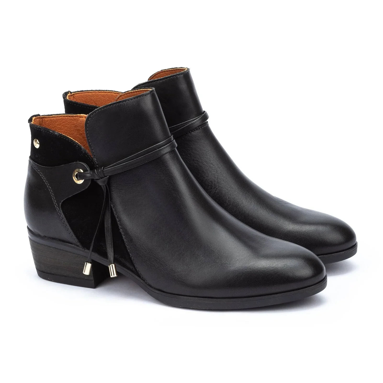 Pikolinos Daroca W1U-8505 Ankle Boot (Women) - Black Leather - Image 3