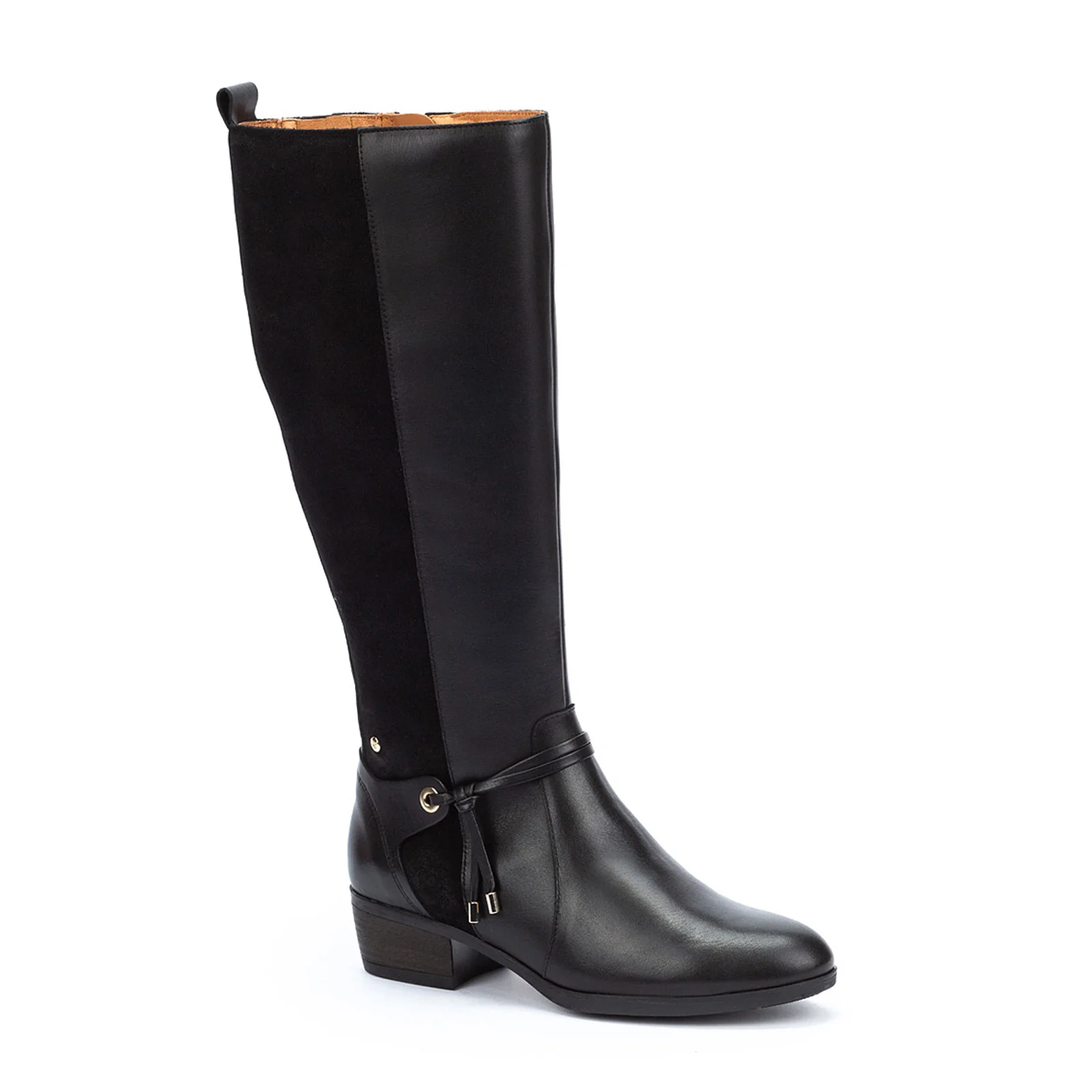 Pikolinos Daroca W1U-9561C1 Extra Wide Calf Tall Boot (Women) - Black Leather - Image 2
