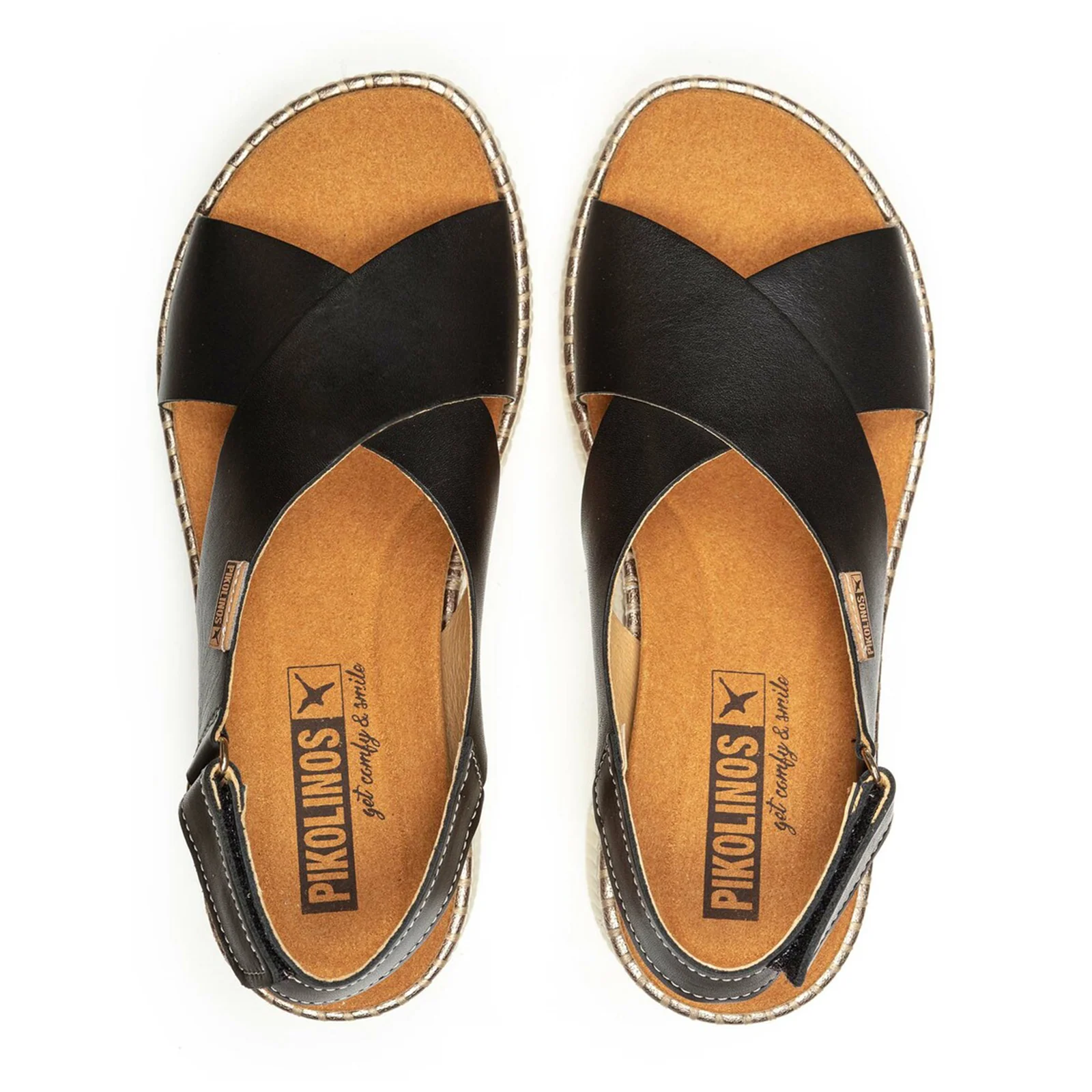Pikolinos Gomera W0K-0606C1 Wedge Sandal (Women) - Black - Image 6