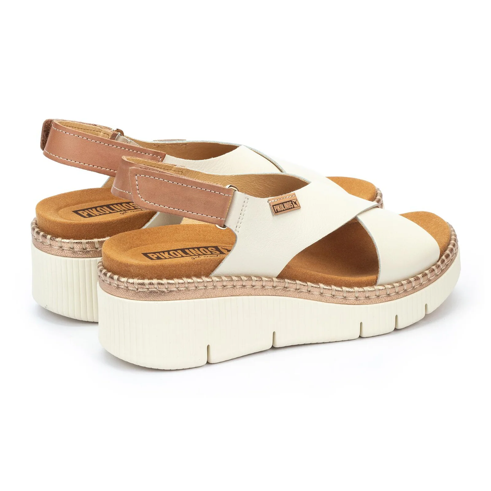 Pikolinos Gomera W0K-0606C1 Wedge Sandal (Women) - Nata - Image 4