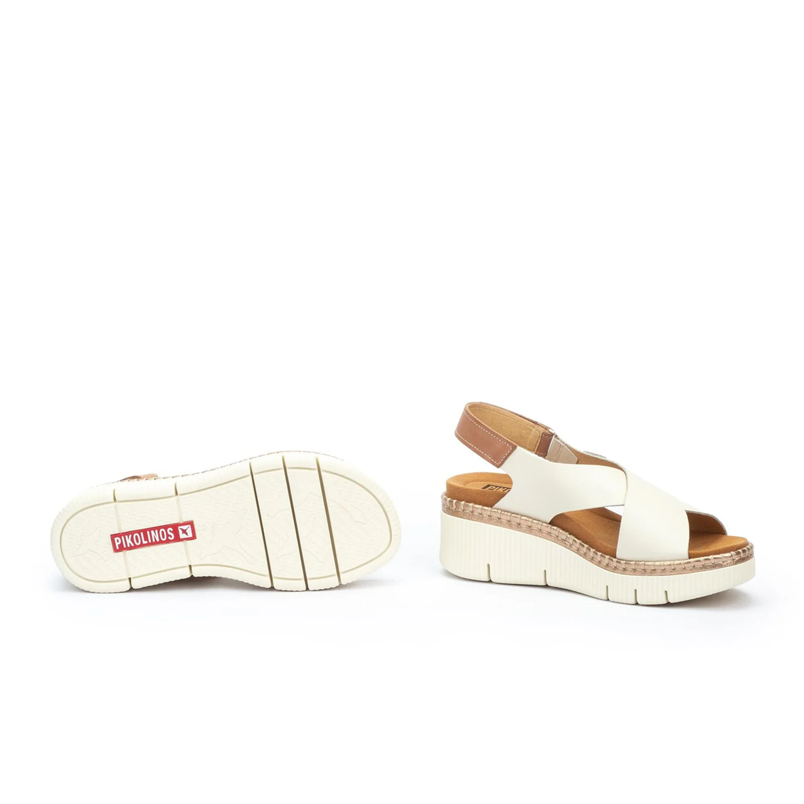 Pikolinos Gomera W0K-0606C1 Wedge Sandal (Women) - Nata - Image 5