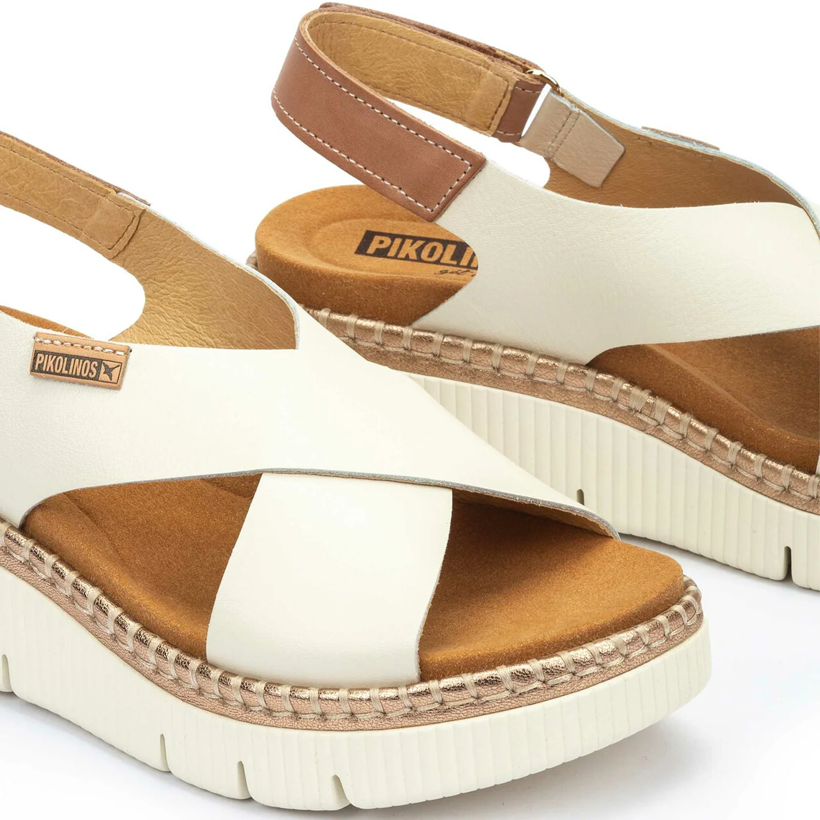 Pikolinos Gomera W0K-0606C1 Wedge Sandal (Women) - Nata - Image 7