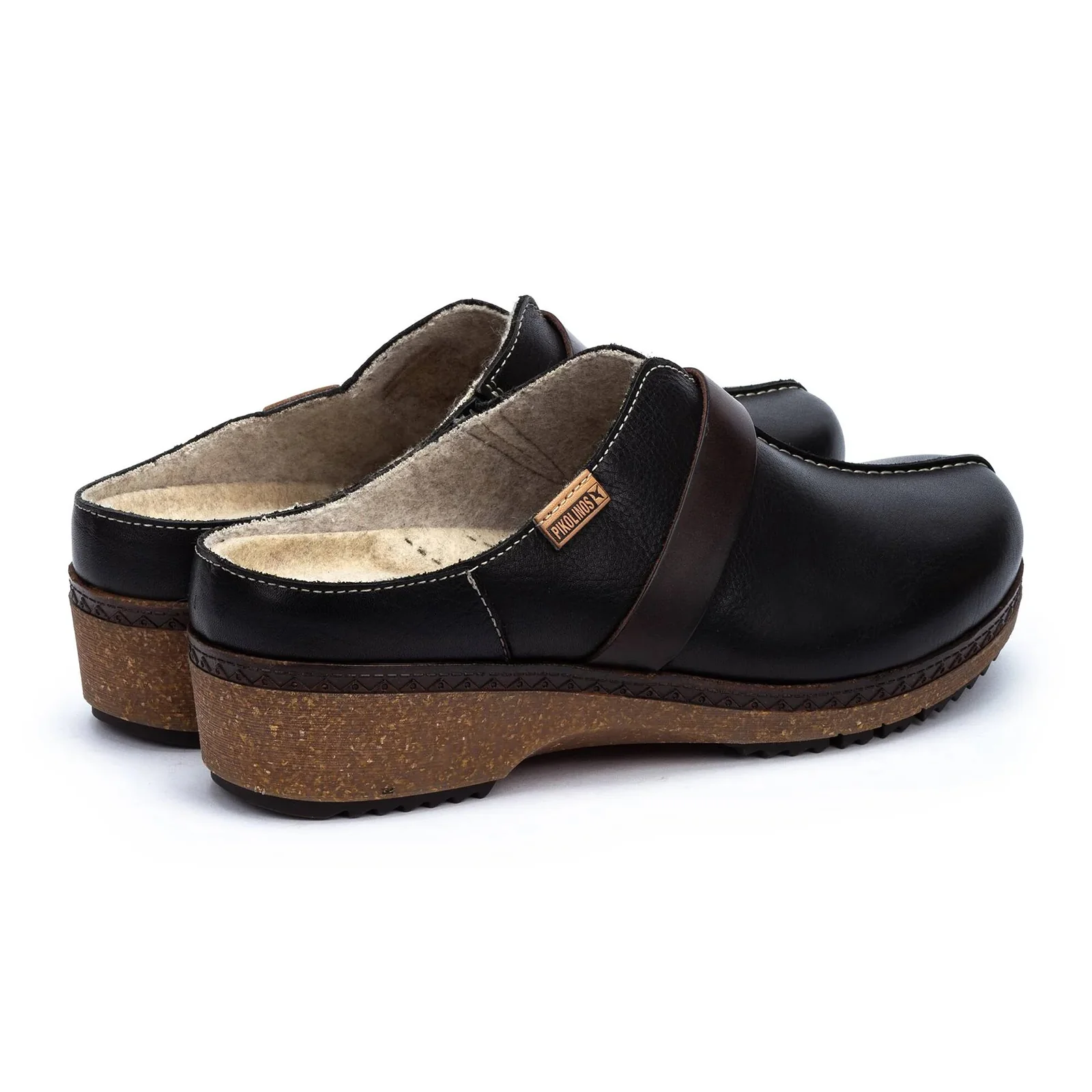 Pikolinos Granada W0W-3590C1 Clog (Women) - Black Leather - Image 3