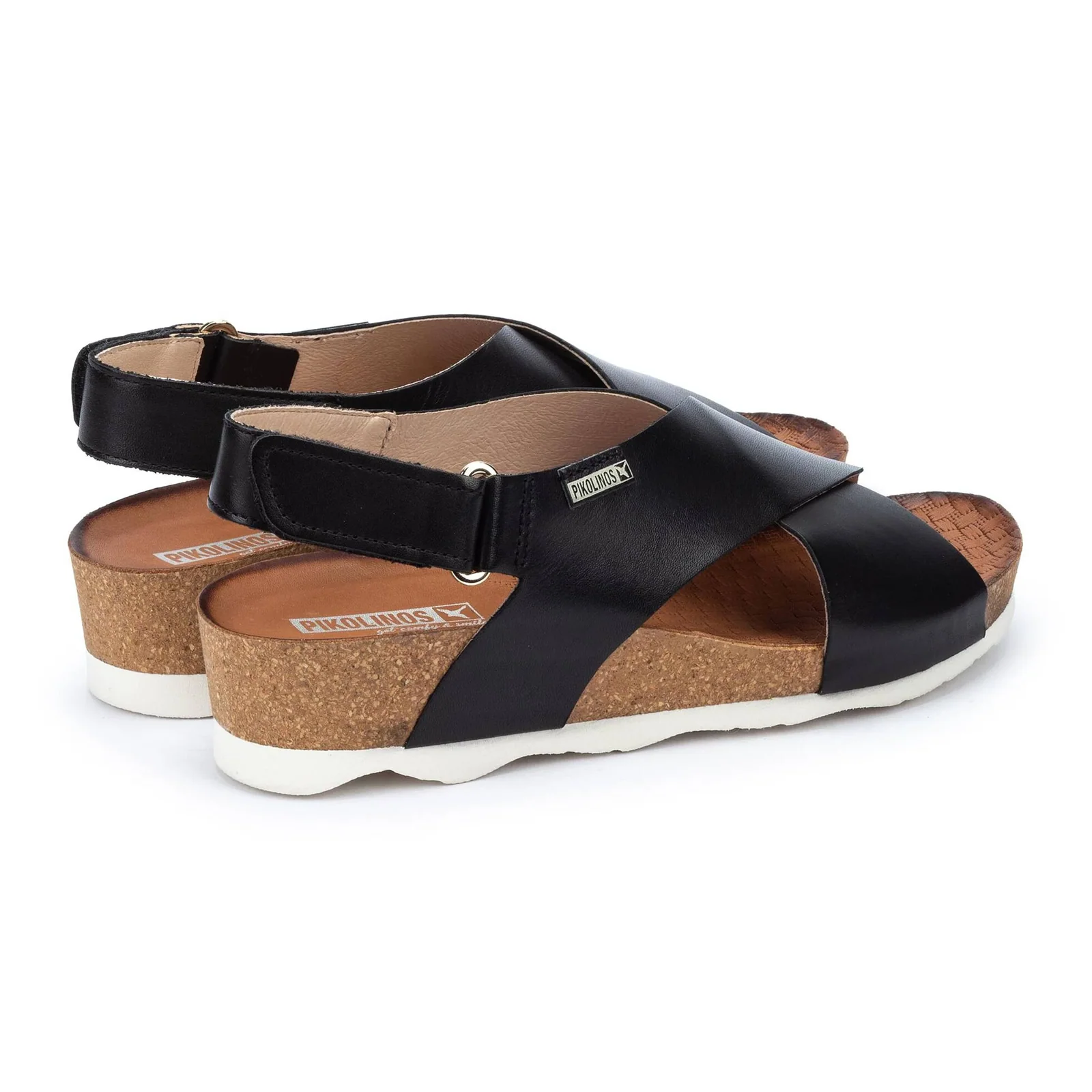Pikolinos Mahon W9E-0912 Backstrap Sandal (Women) - Black Leather - Image 3