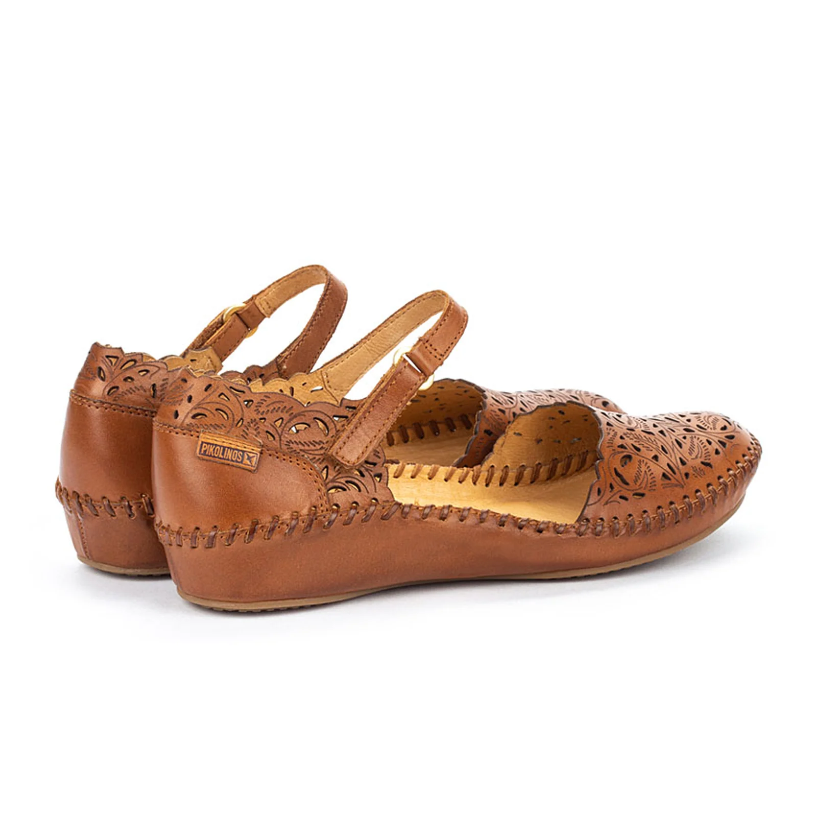 Pikolinos P. Vallarta 655-0906 Mary Jane (Women) - Brandy Leather - Image 4
