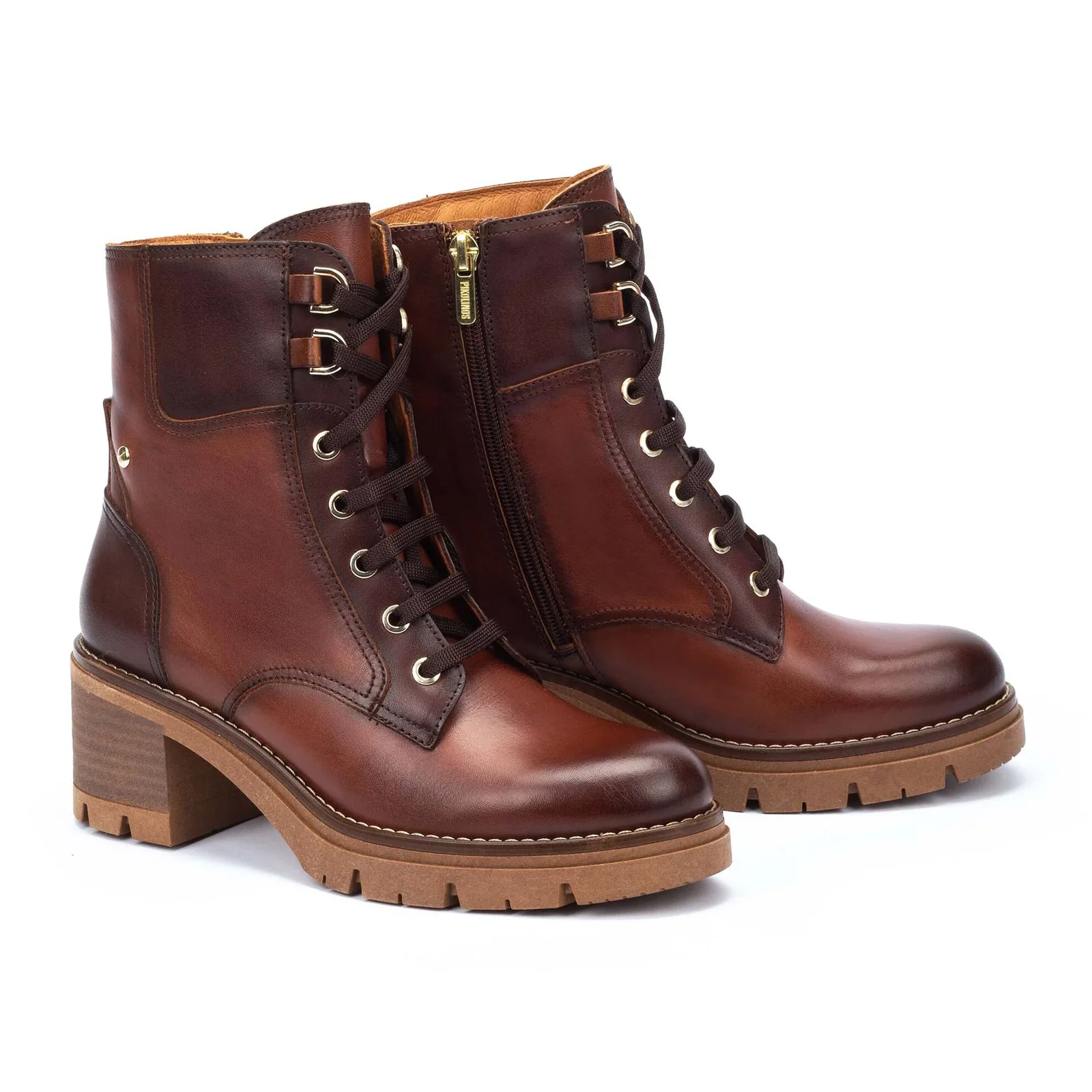 Pikolinos Soria W0B-8552C2 Heeled Ankle Boot (Women) - Cognac - Image 2